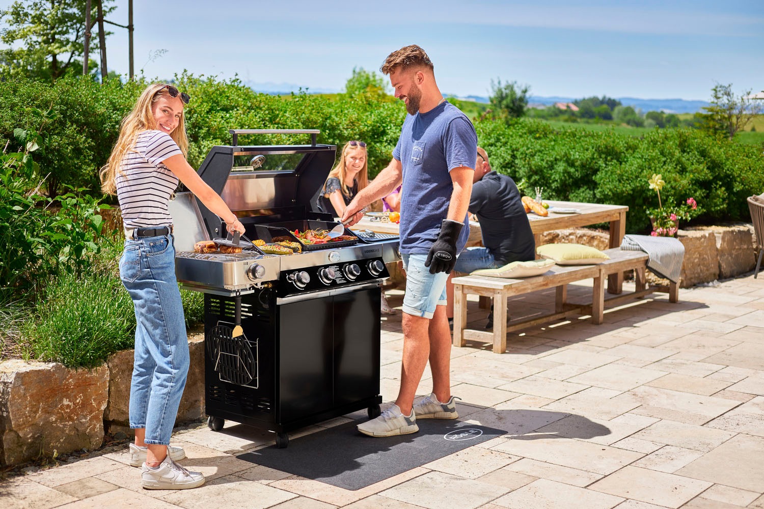 RÖSLE Grillspachtel "Plancha, 25431" mit abgerundeten Ecken zum Wenden von günstig online kaufen