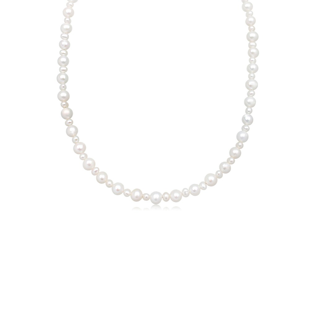 Elli Perlenkette »Zeitlos Süßwasserzuchtperlen 925 Sterling Silber«