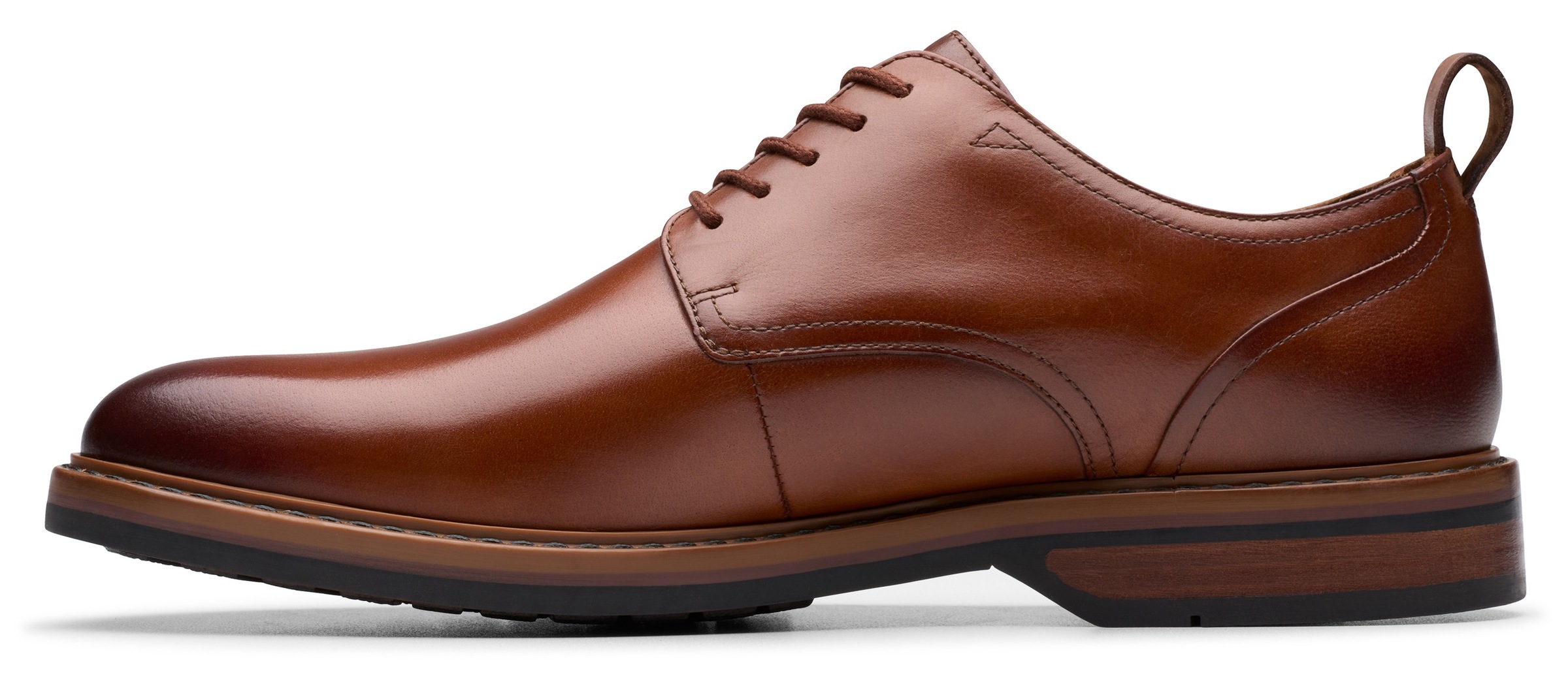 Clarks Schnürschuh »Alwin Lace«, Business Schnürschuh mit Anziehlasche