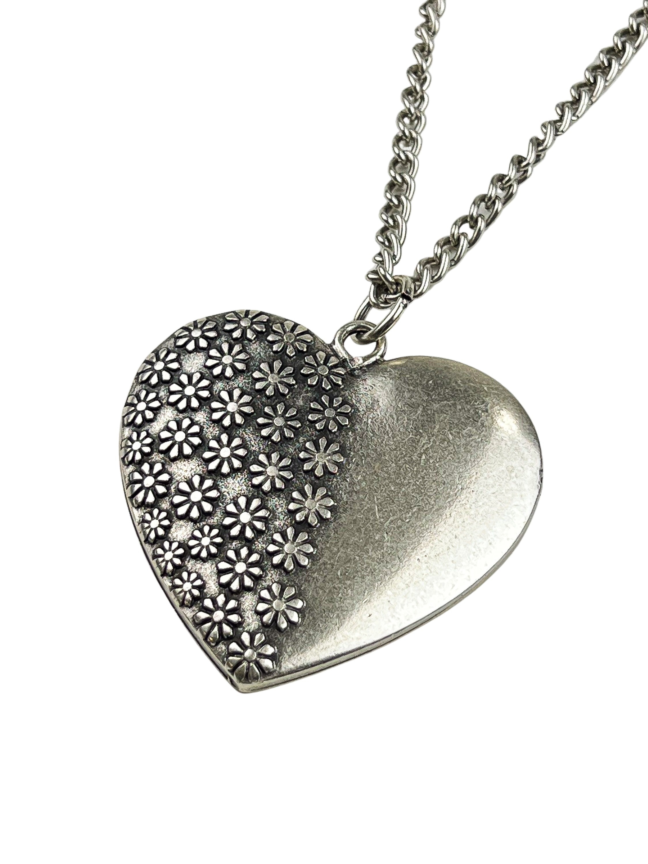 COLLEZIONE ALESSANDRO Lange Kette »Heart«, mit kleinen Blümchen
