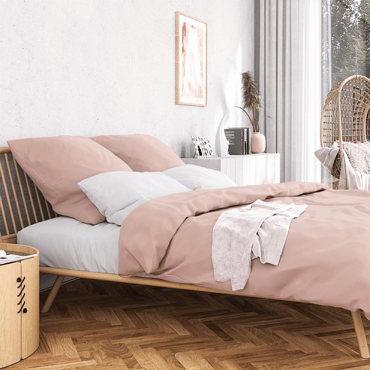 Wolkenfeld Bettwäsche "Wolkenfeld Sommer Bettwäsche Mako-Satin Baumwolle" 3 günstig online kaufen