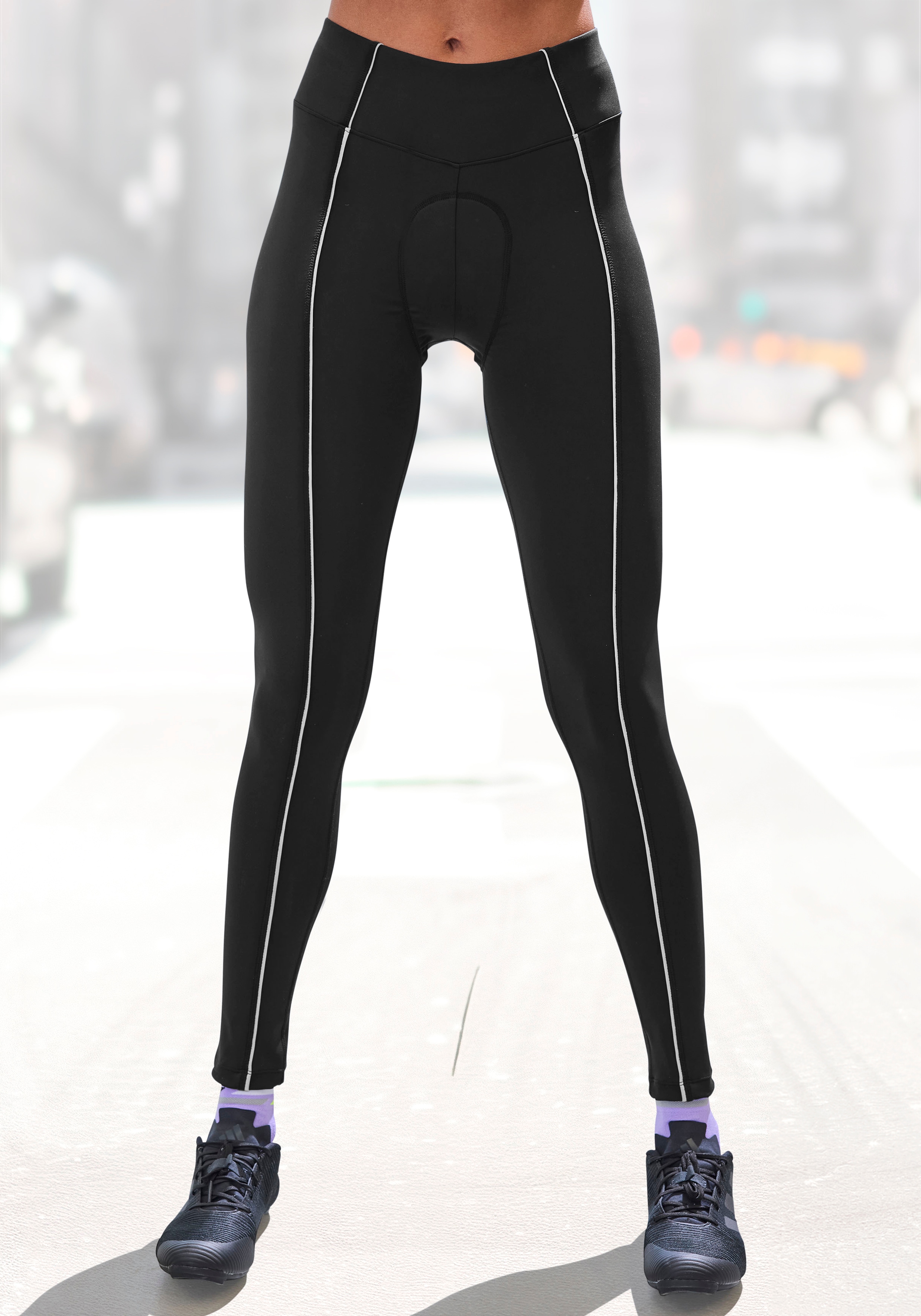 Vivance Active by Lascana Radhose mit Gesäßpolster, Radsport