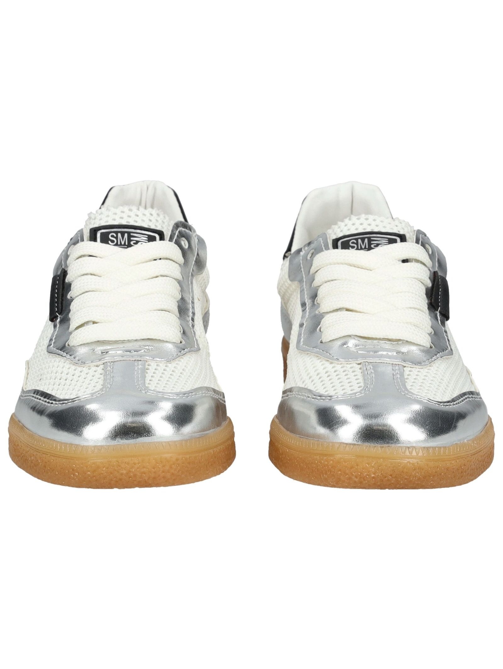 Sneaker STEVE MADDEN "STEVE MADDEN Sneaker Textil", Damen, Gr. 41, weiß, silber, Textil, Schuhe Sneaker 2