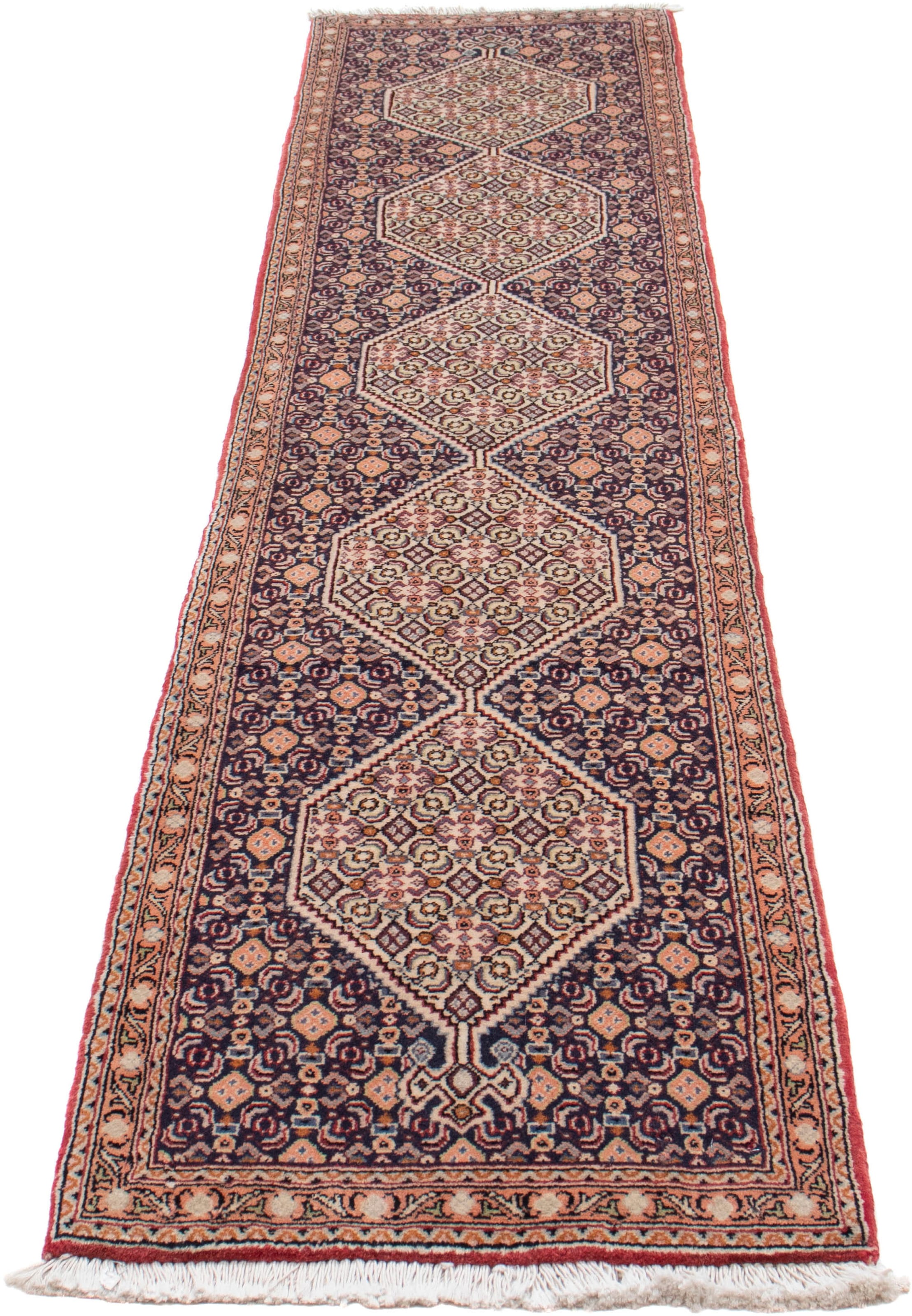 morgenland Orientteppich "Perser - Classic - 256 x 55 cm - mehrfarbig", rechteckig, 15 mm Höhe, Wohnzimmer, Handgeknüpft