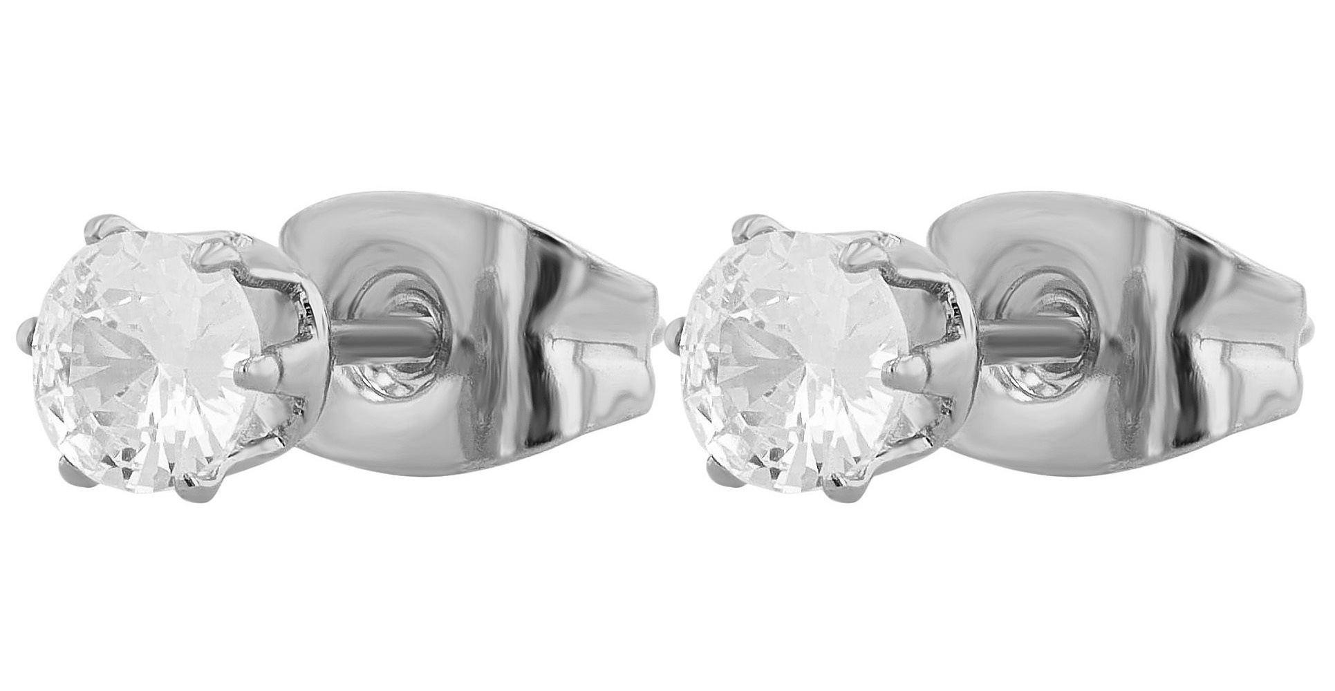 Adelia´s Paar Ohrhänger "Damen Ohrringe – Ohrstecker aus Edelstahl mit Zirk günstig online kaufen