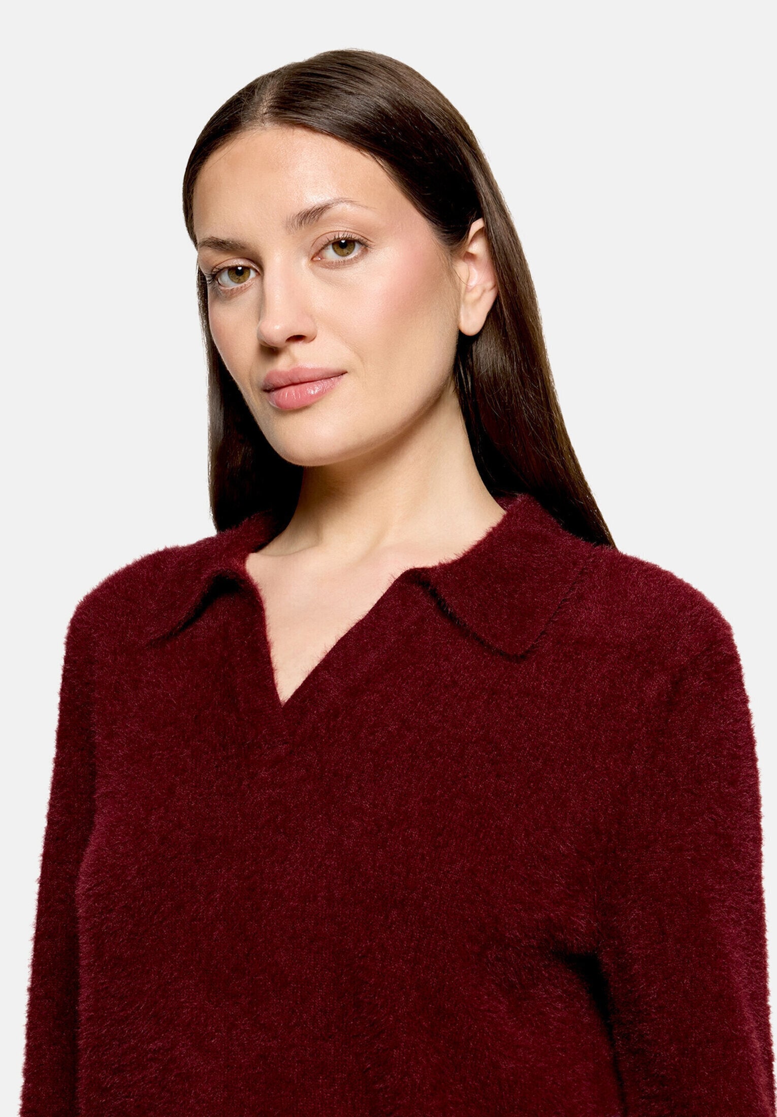 Betty&Co Strickpullover »Damen mit Kragen« 1