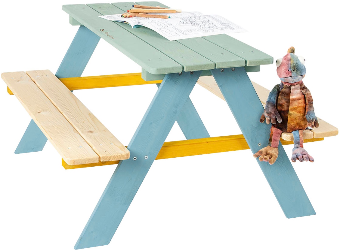 Pinolino® Garten-Kindersitzgruppe »Nicki«, Picknicktisch, BxHxT: 90x79x50 cm