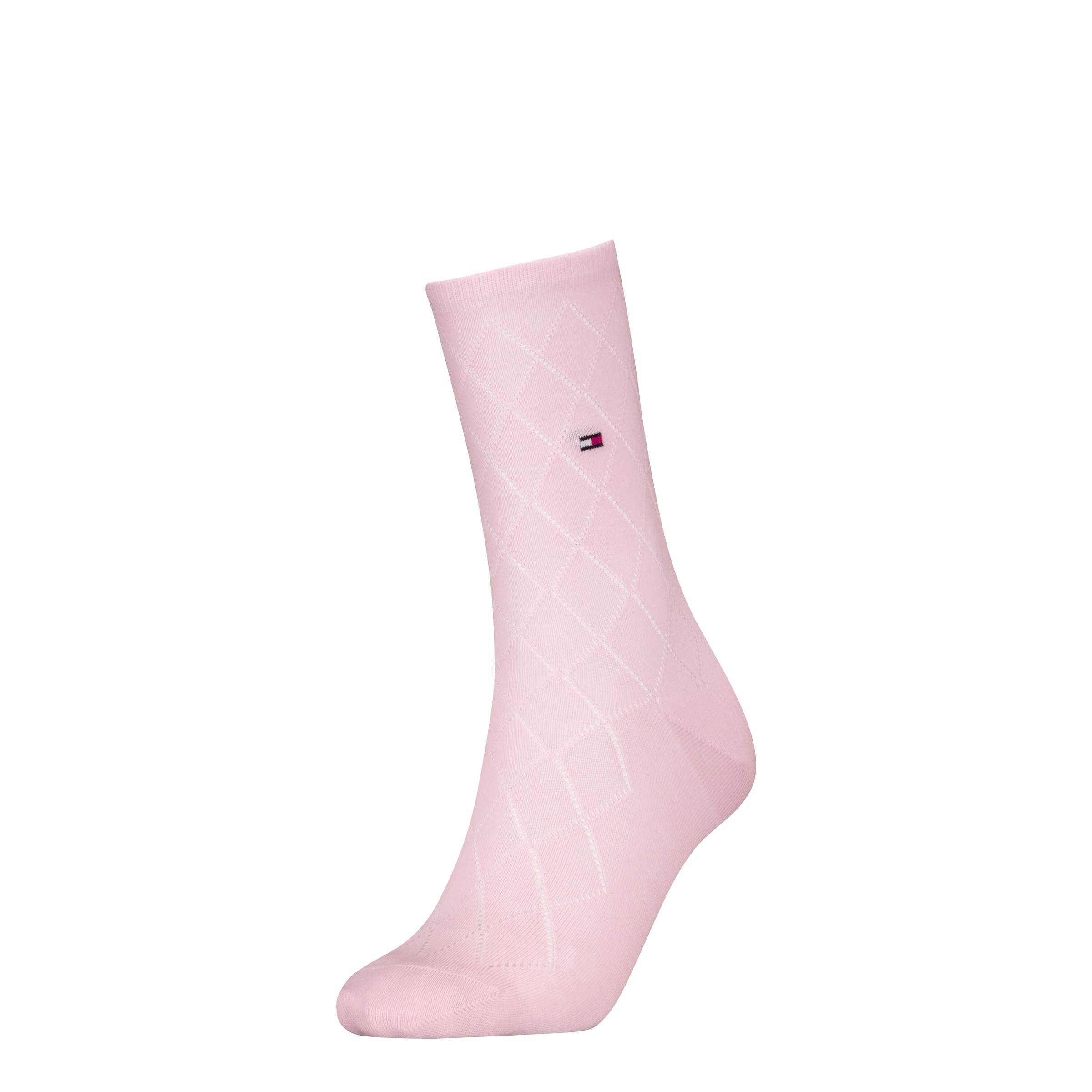 Tommy Hilfiger Socken "TH WOMEN SOCK 1P PREMIUM ARGYLE" günstig online kaufen