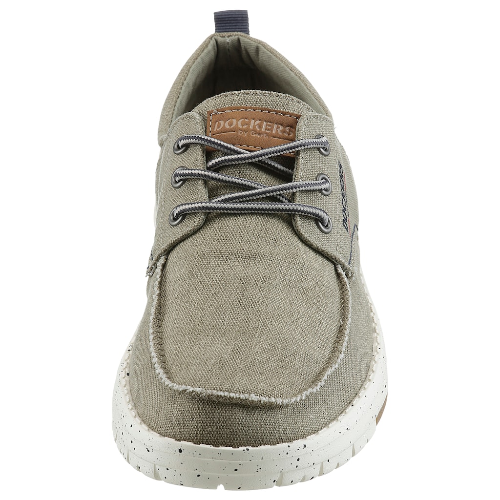 Dockers by Gerli Sneaker, mit gesprenkelter Laufsohle, Freizeitschuh, Halbschuh, Schnürschuh