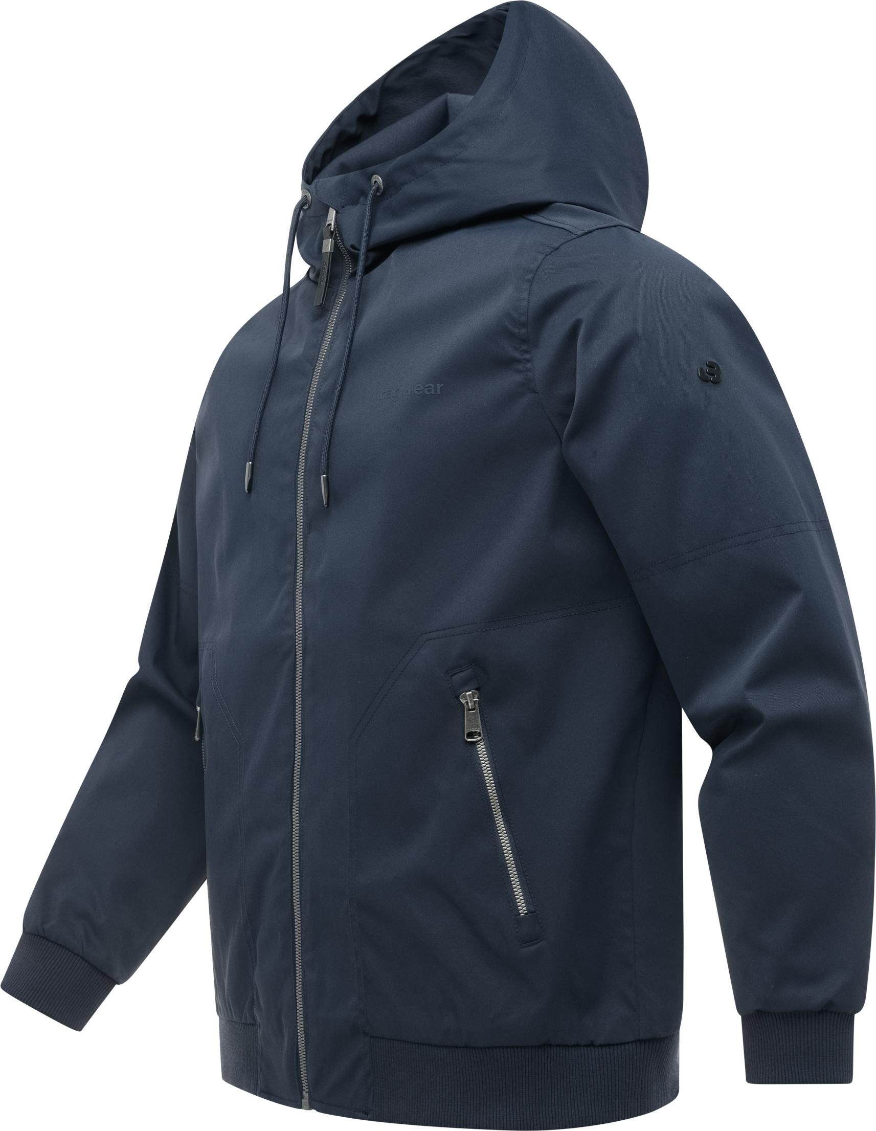 Ragwear Outdoorjacke »Stewie Twill YOUMODO« mit Kapuze stylische Herren Übergangsjacke mit großer Kapuze