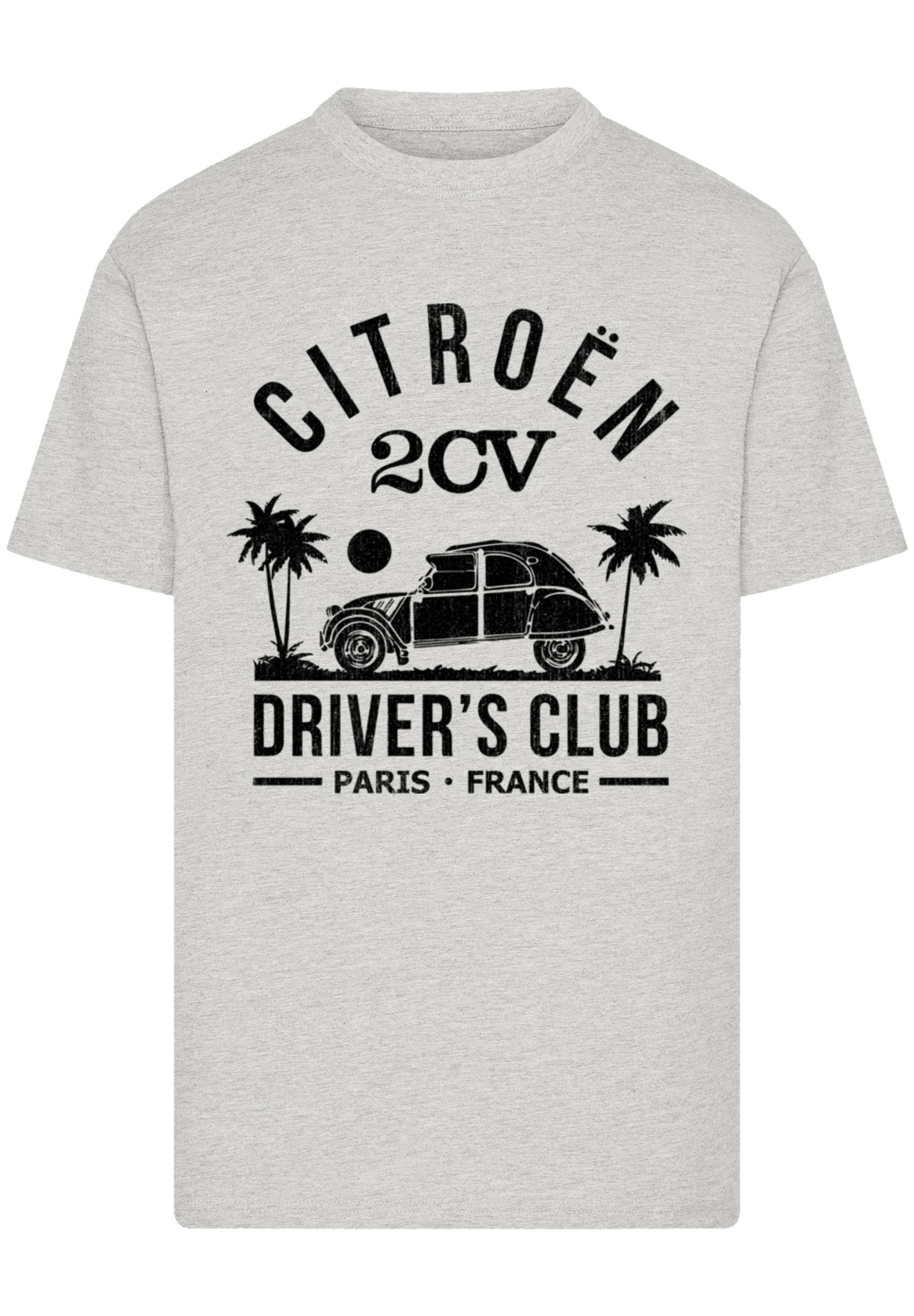 F4NT4STIC T-Shirt "Citroën 2CV Drivers Club Black Beach", Premium Qualität günstig online kaufen