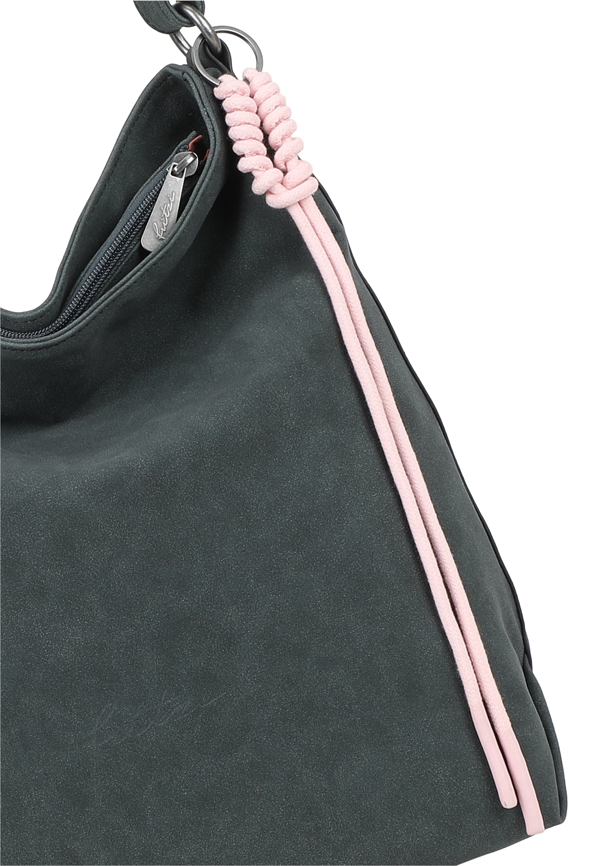 Fritzi aus Preußen Schultertasche »Jacky Black« mit Reißverschluss