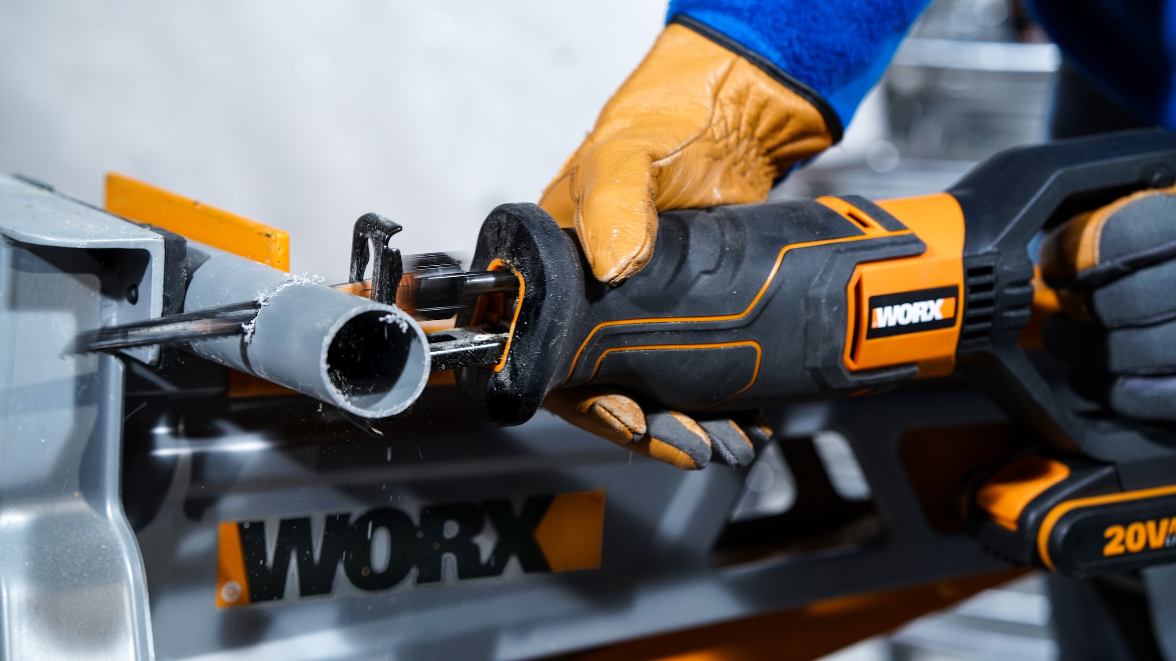 Worx Akku-Säbelsäge »WX500.9«, Hublänge 20 mm, variable Geschwindigkeit, ohne Akku & Ladegerät