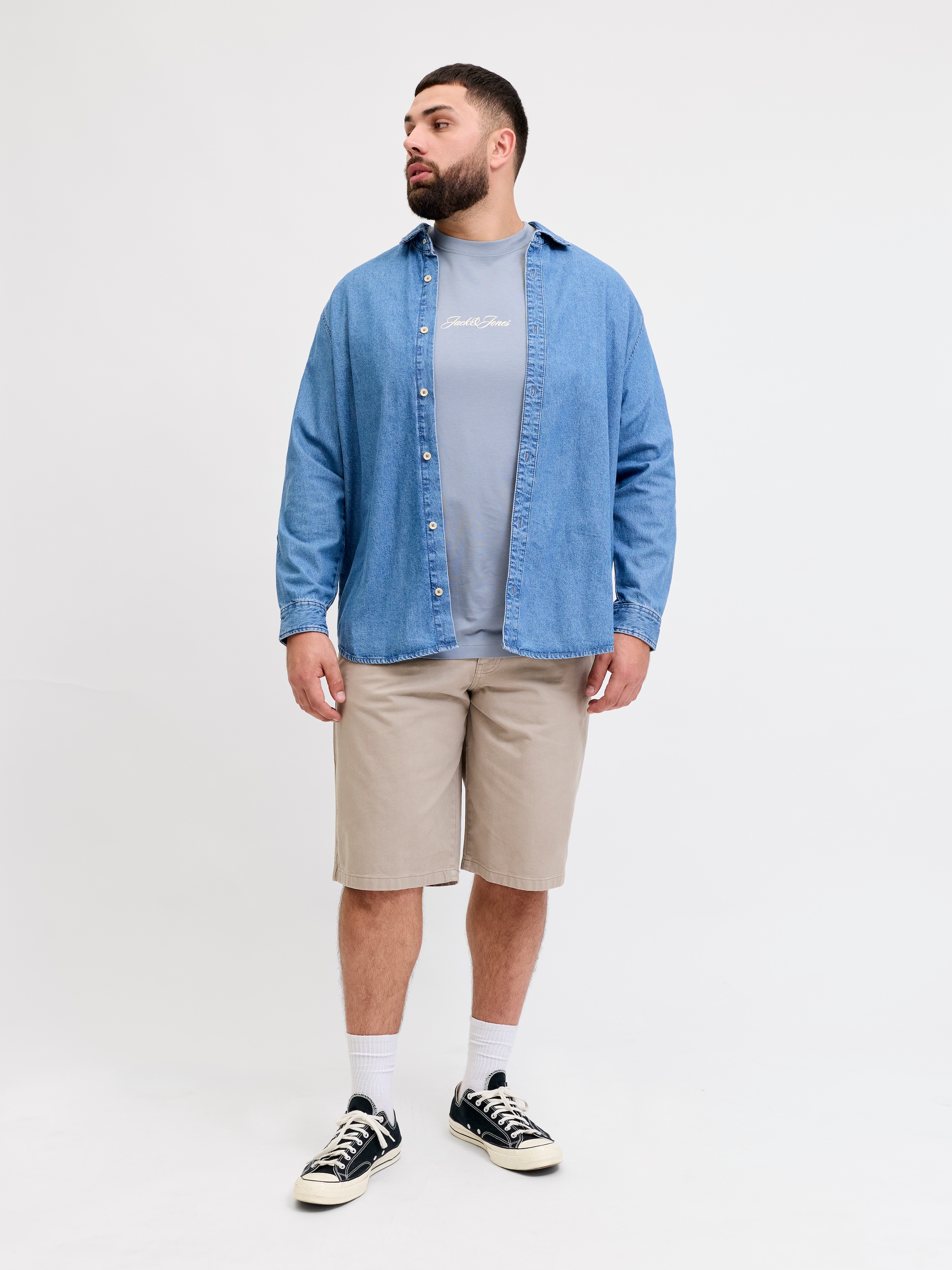 Jack & Jones PlusSize Bermudas »JPSTOWEN NORREBRO WORKER SHORTS LN PLS«  mit Taschen