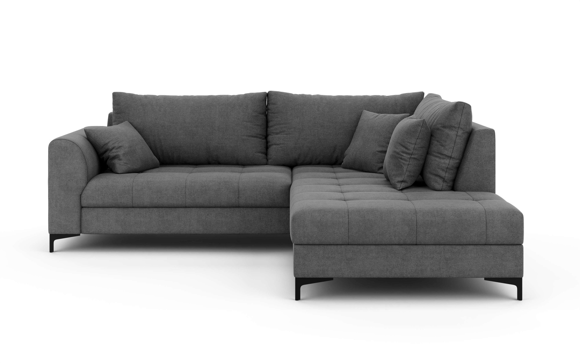 OTTO home Ecksofa »LEEVKE Design-Sofa mit Ottomane rechts/links bestellbar, Breite 232 cm« in vielen modernen Farben erhältlich, belastbar bis 480 kg