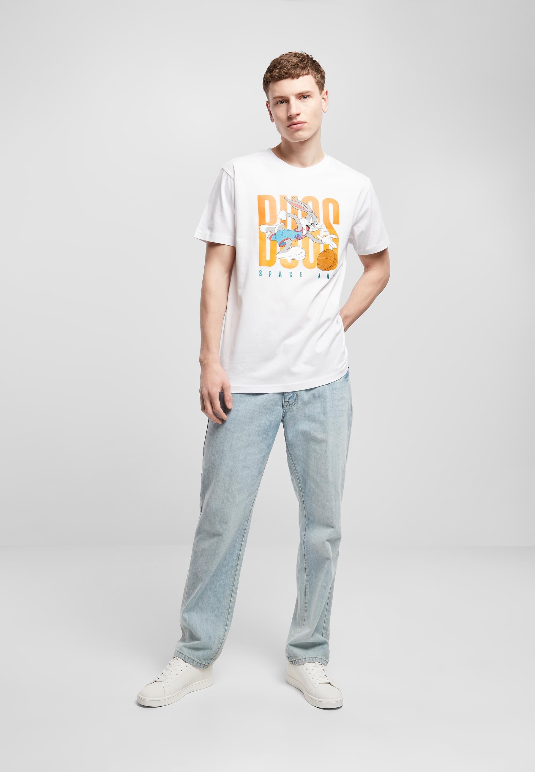 MisterTee Kurzarmshirt »MisterTee Herren Space Jam Big Bugs Playing Tee«, (1 tlg.)
