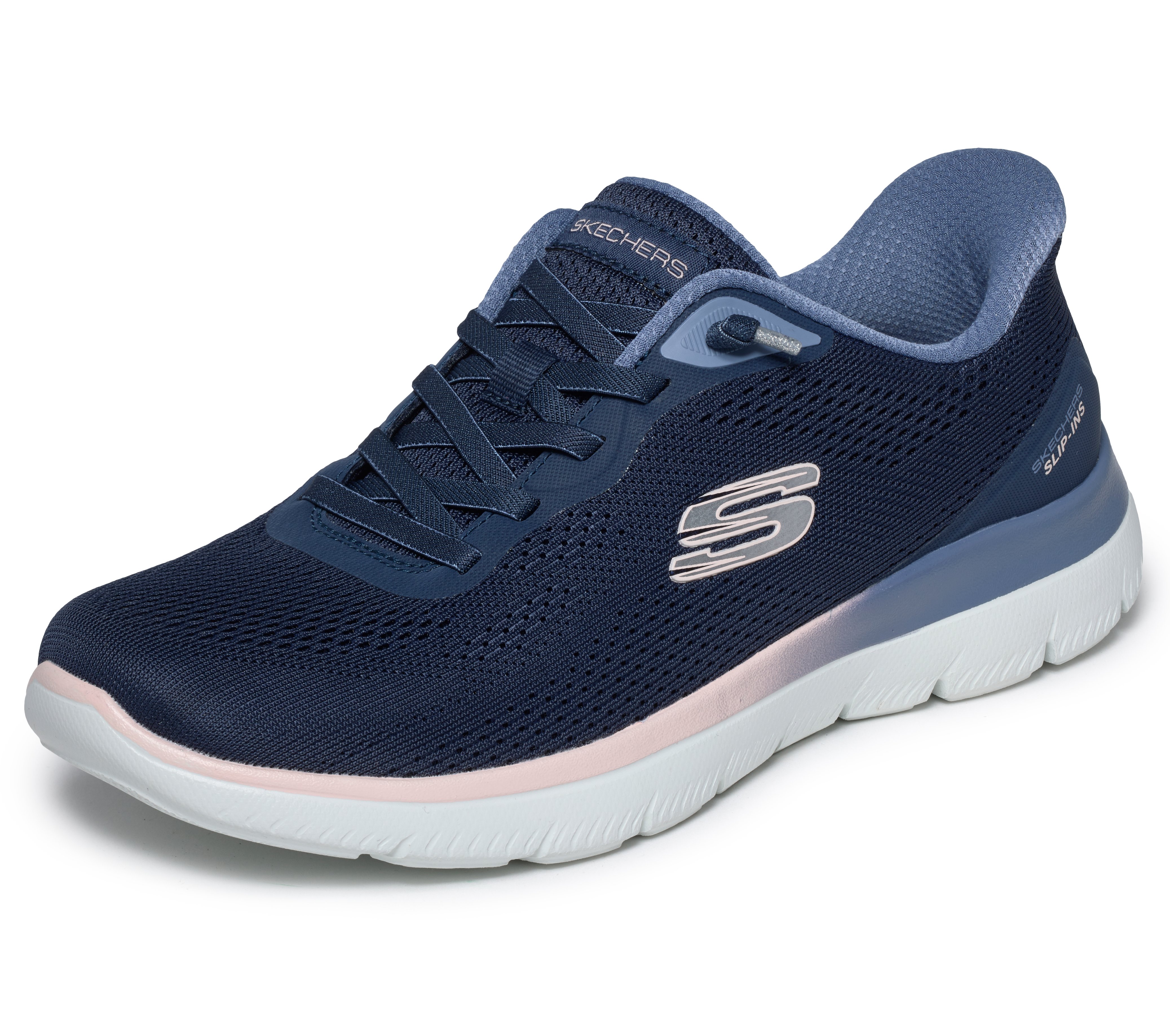 Skechers Slip-On Sneaker "SUMMITS" Schlupfschuh, Halbschuh, Freizeitschuh, mit Slip Ins