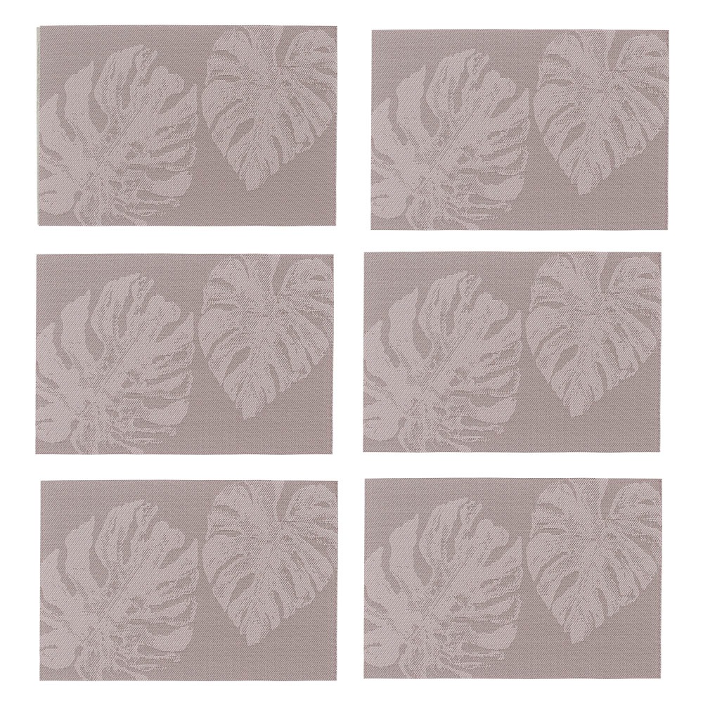 Zeller Present Platzset modernes Monstera Blätter Design, 6-teilig, Kunstst günstig online kaufen