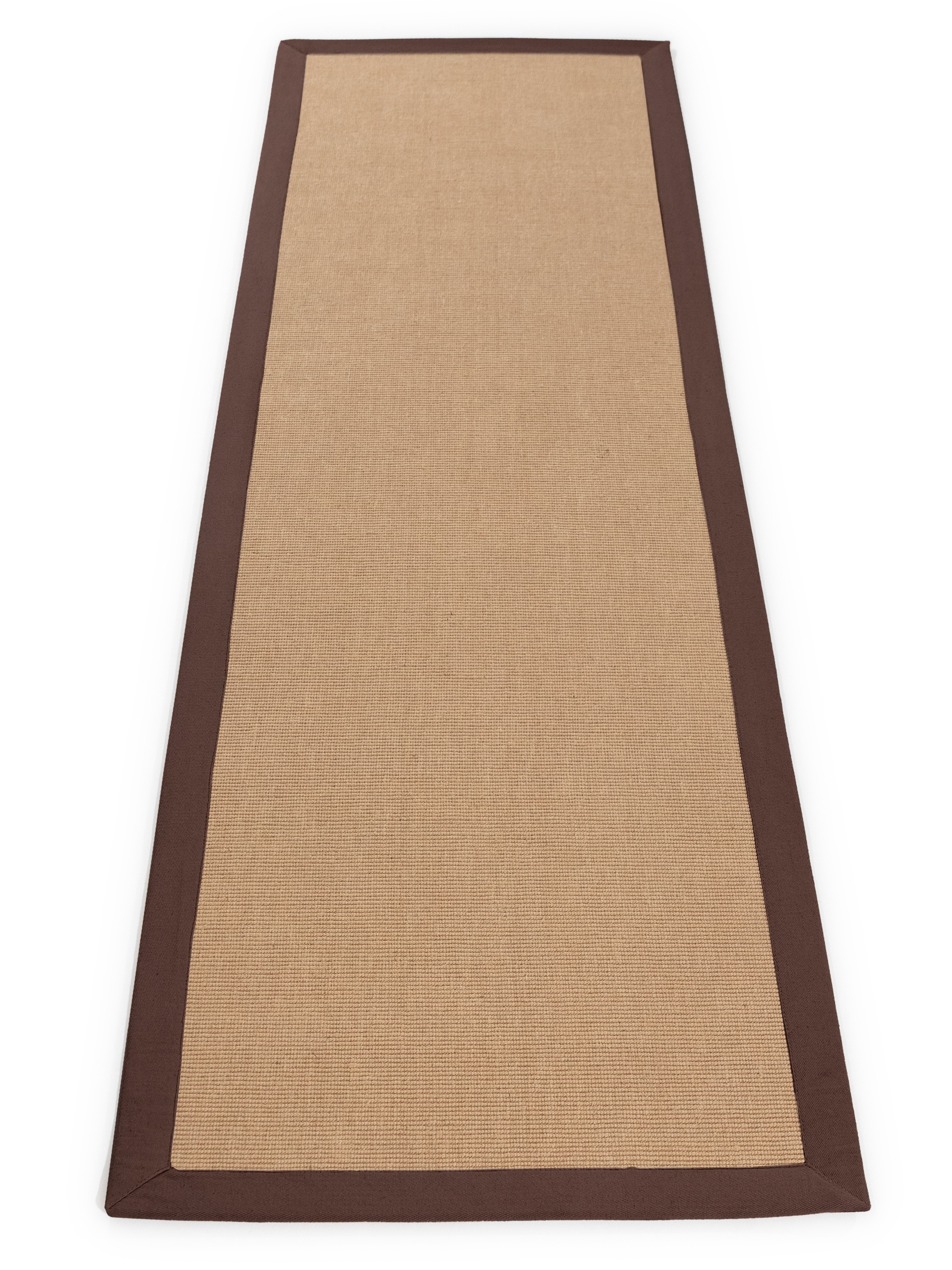 carpetfine Läufer »Sisal«, rechteckig, 5 mm Höhe, mit farbiger Bordüre, Anti Rutsch Rückseite