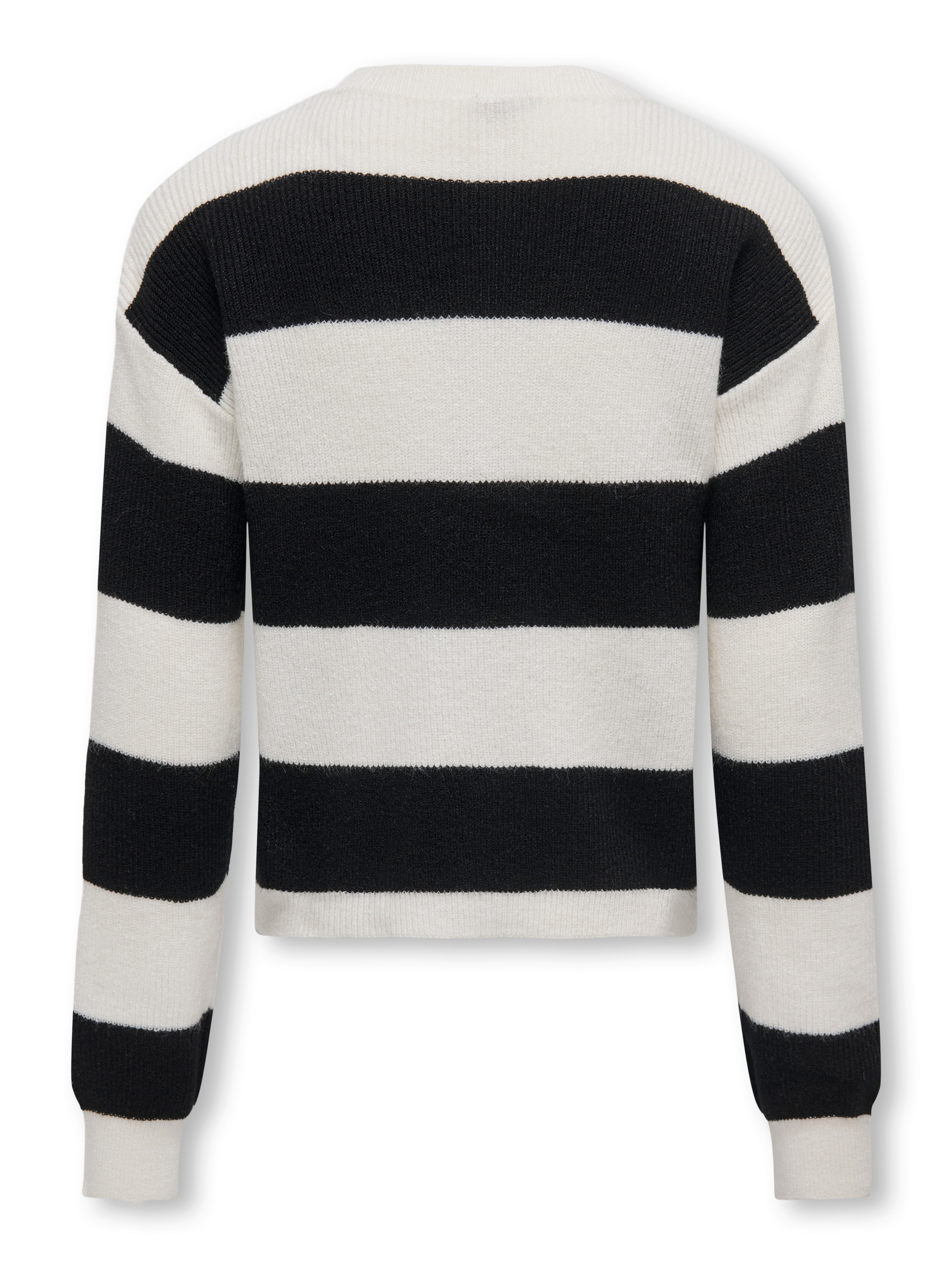 KIDS ONLY Strickpullover »KOGFRANCA SHORT L/S STRIPE KNT NOOS« Viskosemischung, loose fit