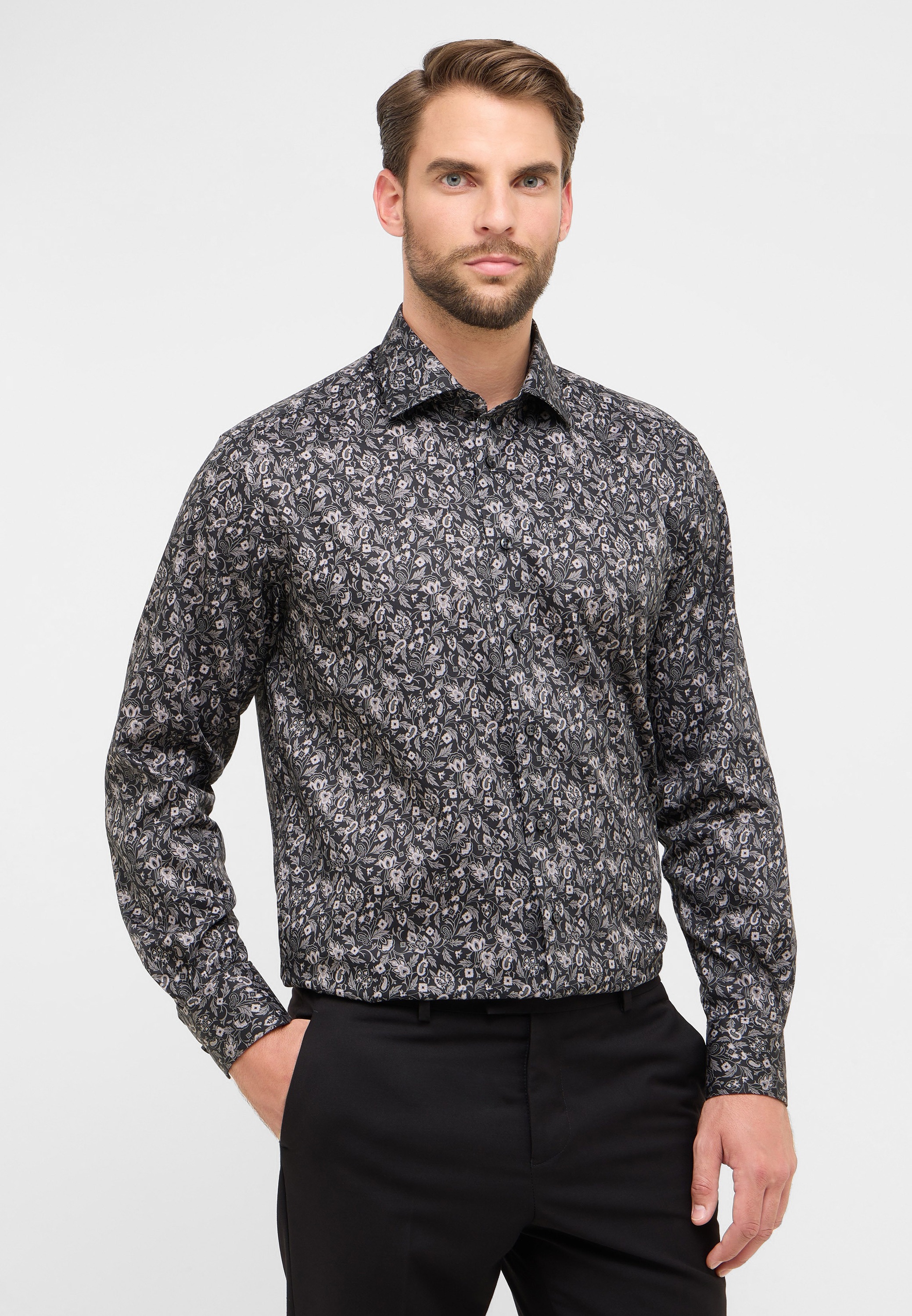 Eterna Langarmhemd "COMFORT FIT" NON IRON (bügelfrei) günstig online kaufen