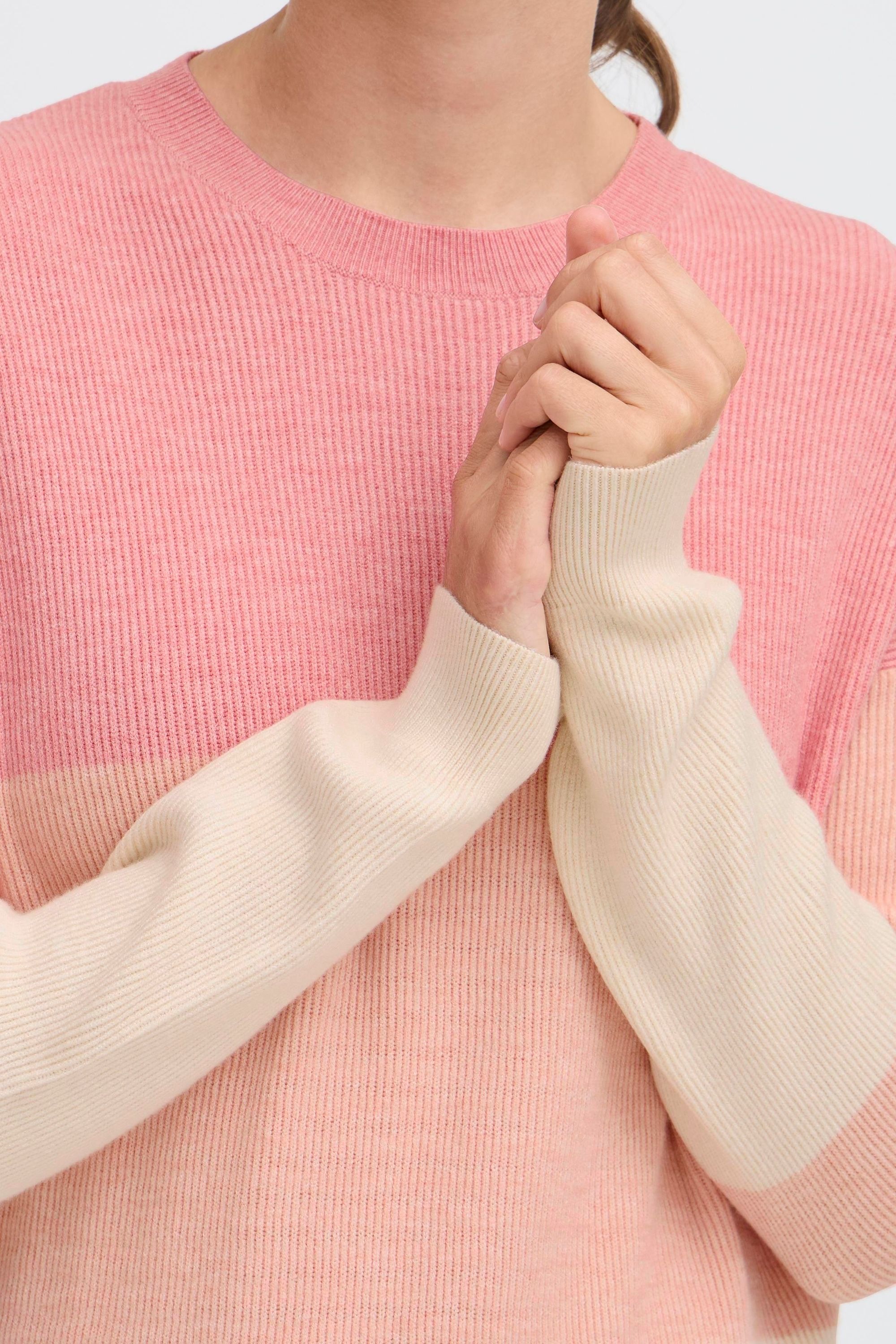 OXMO Strickfleece-Pullover »Strickpullover OXIMANNY LS«