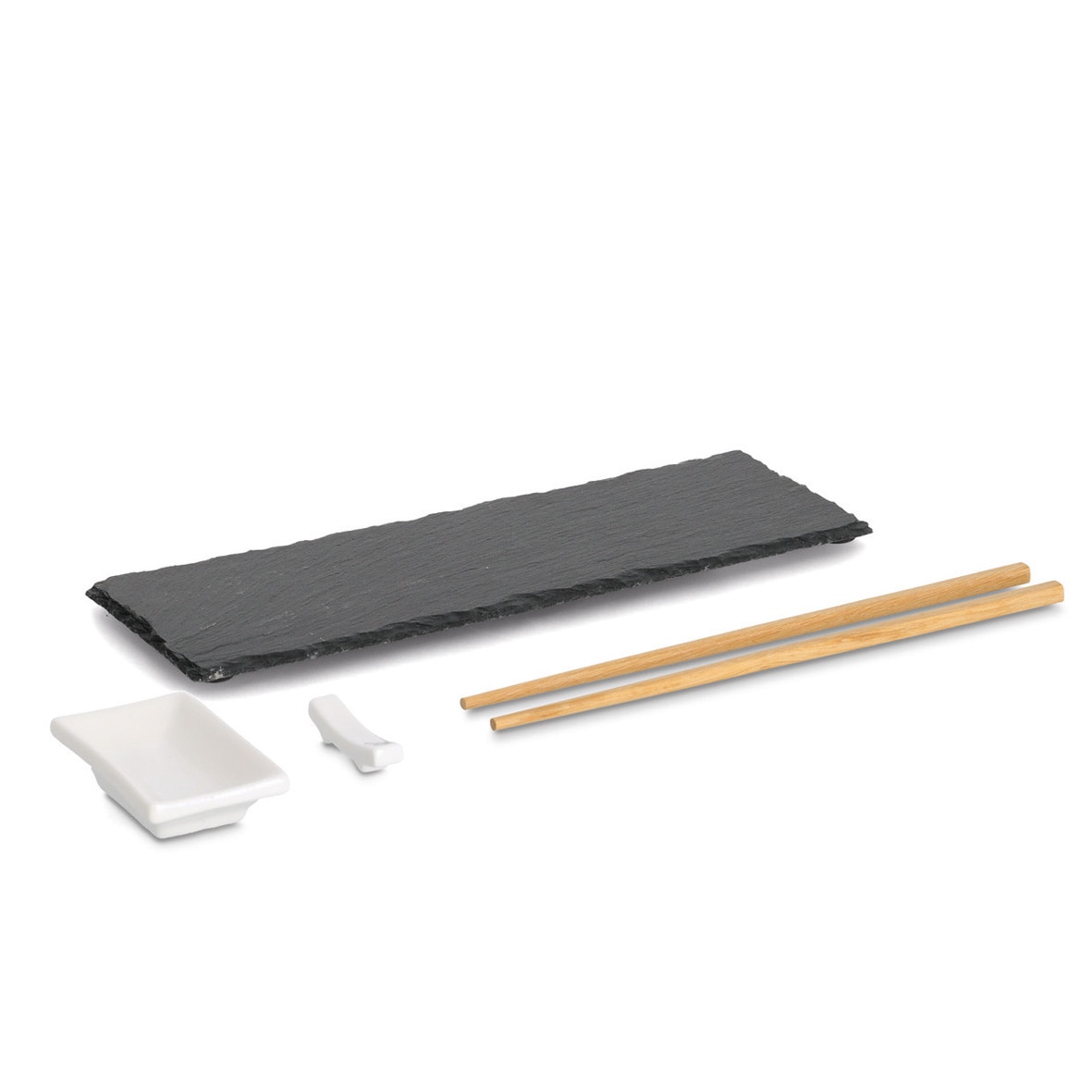 Zeller Present Teller-Set »Sushi-Set« 2er-Set, Schiefer