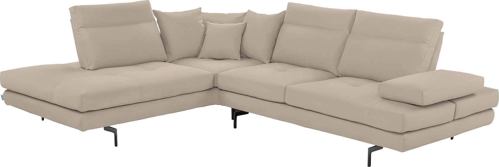 CALIA ITALIA Ecksofa "Toby Wing, B/T: 288/232 cm, Designsofa, Premium Sitzk günstig online kaufen