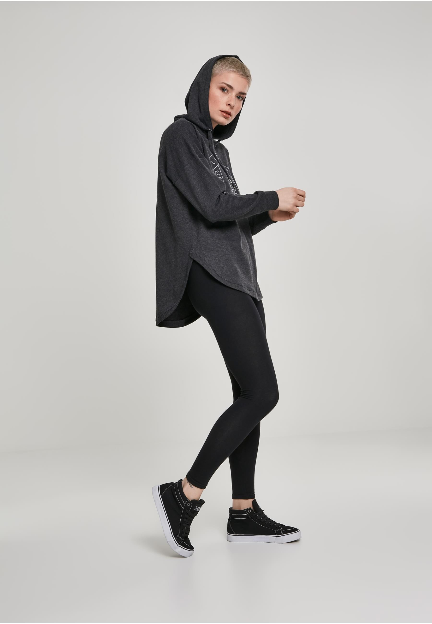 Merchcode Kapuzenpullover »Merchcode Damen Ladies Linkin Park OML Oversize Hoody«, (1 tlg.)