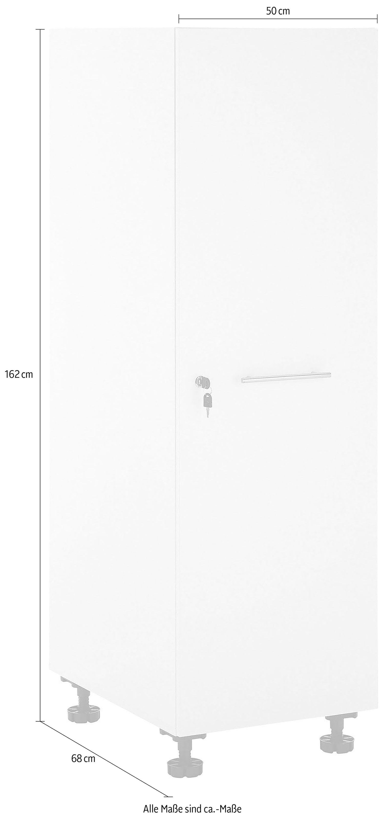 Laundreezy Mehrzweckschrank-Set »Laundreezy, Haushaltsschrank BxHxT 50x162x68 cm« 1 Stk. tlg.