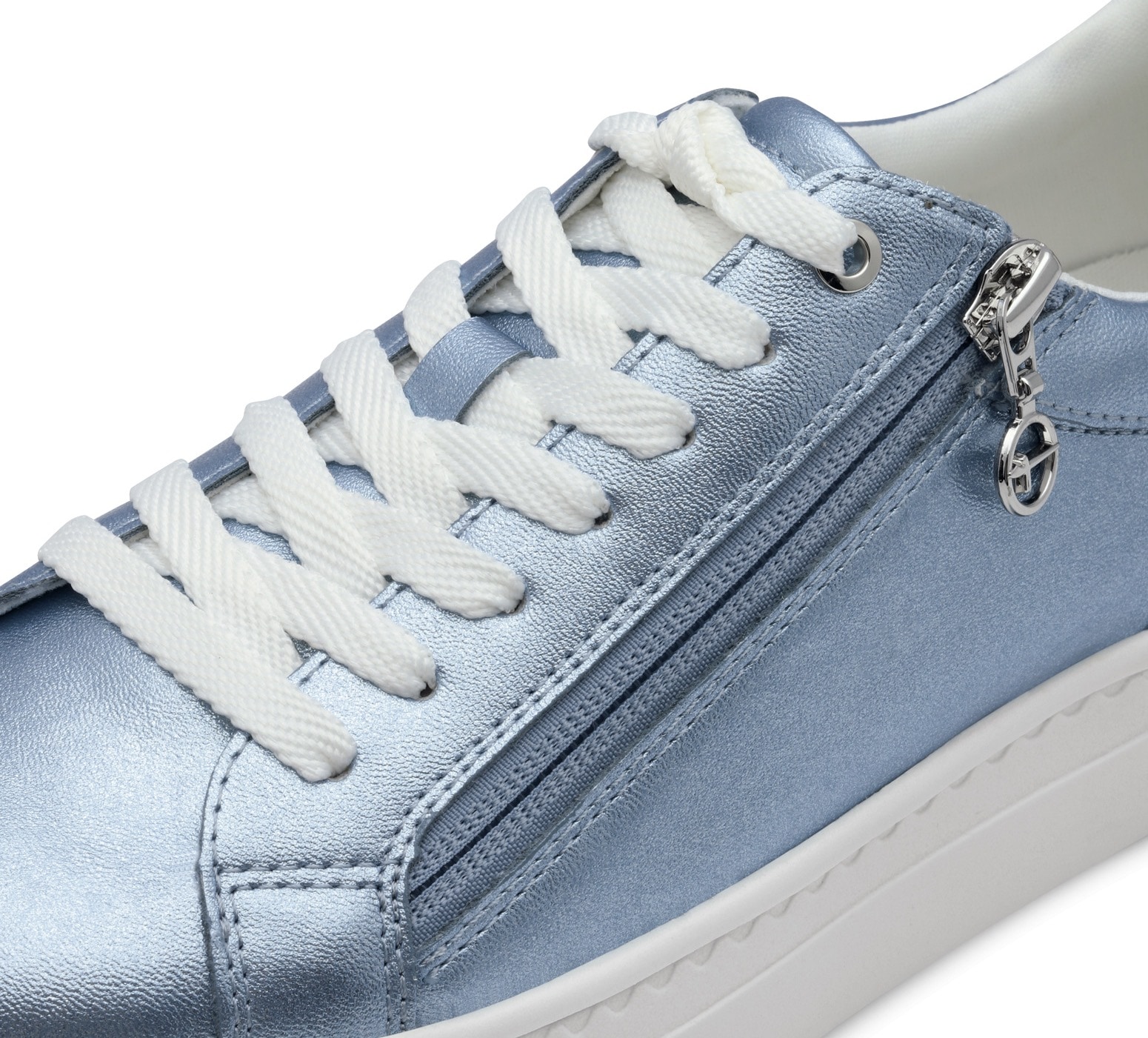 Tamaris Plateausneaker, Freizeitschuh, Halbschuh, Schnürschuh mit gepolstertem Schaftrand