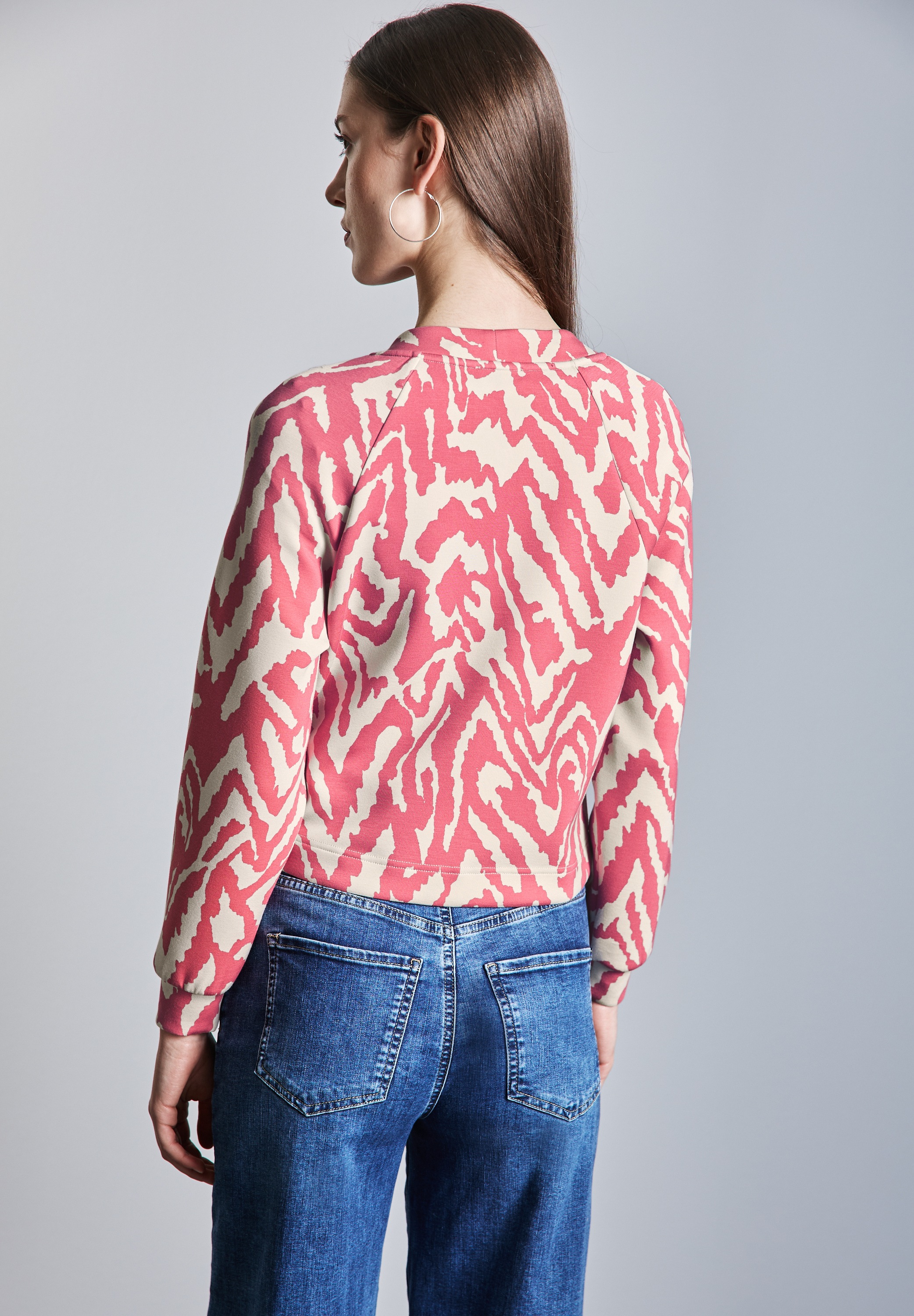 STREET ONE Cardigan, mit grafischem Muster