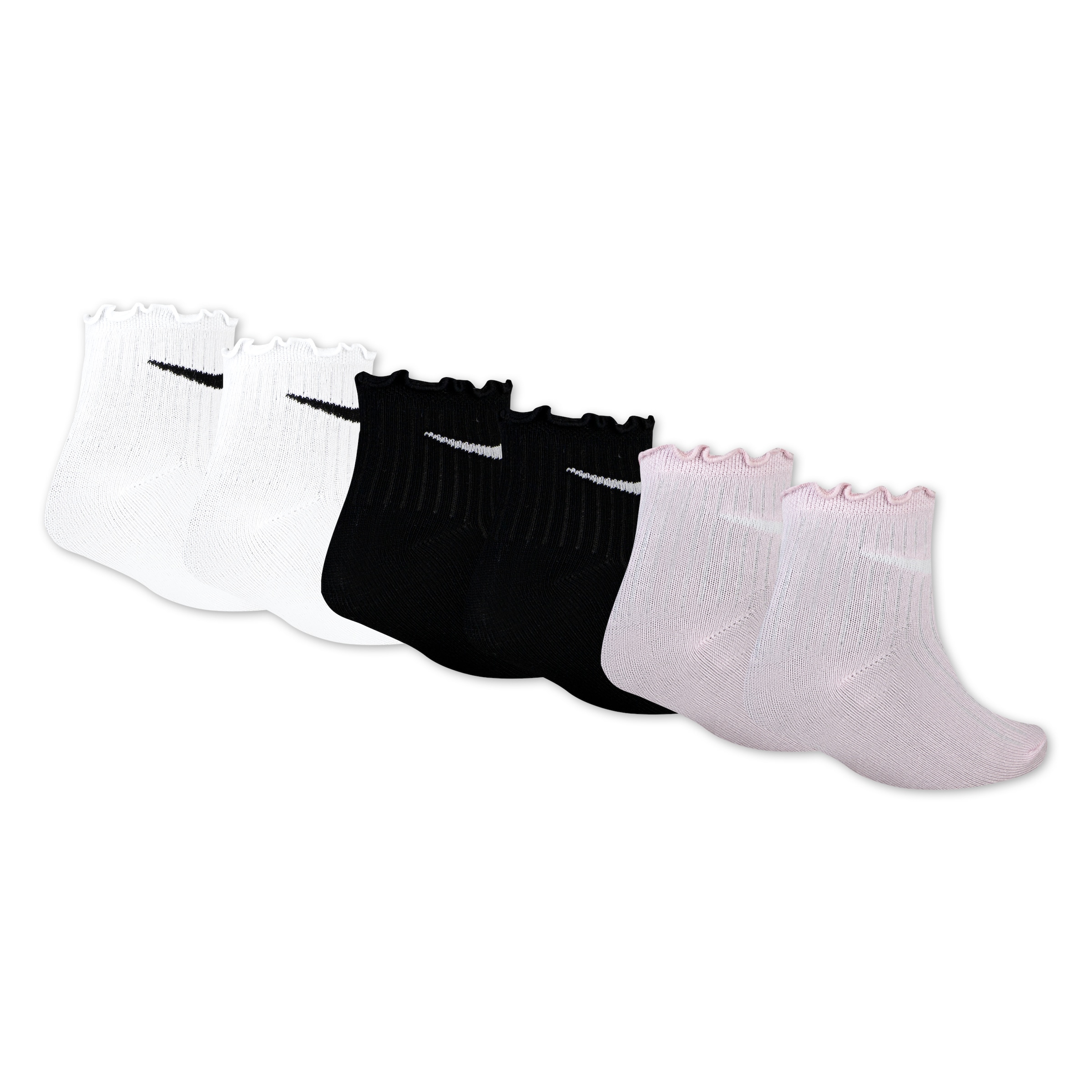 Nike Sportswear Socken »NHG 6PK LETTUCE WELT ANKLE SOC« 6 Paar tlg. für sportive Aktivitäten, sportlicher Stil, für Kinder