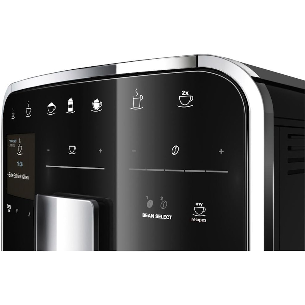 Melitta Kaffeevollautomat »Barista TS Smart® F850-101, silber«, 21 Kaffeerezepte & 8 Benutzerprofile, 2-Kammer Bohnenbehälter