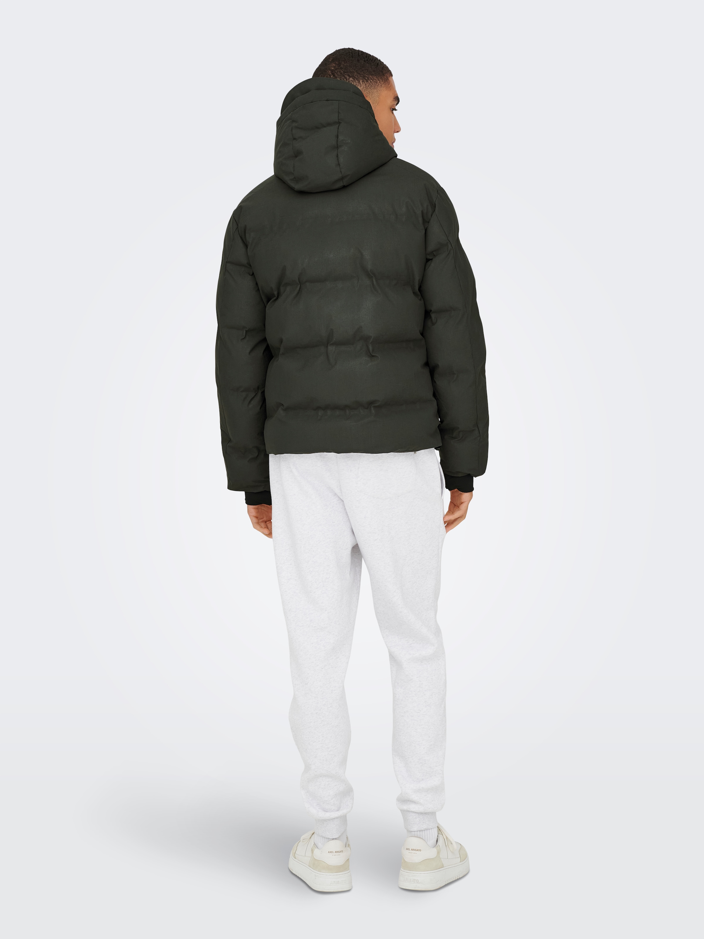 ONLY & SONS Steppjacke »ONSMATHIS PUFFER OTW« mit Kapuze