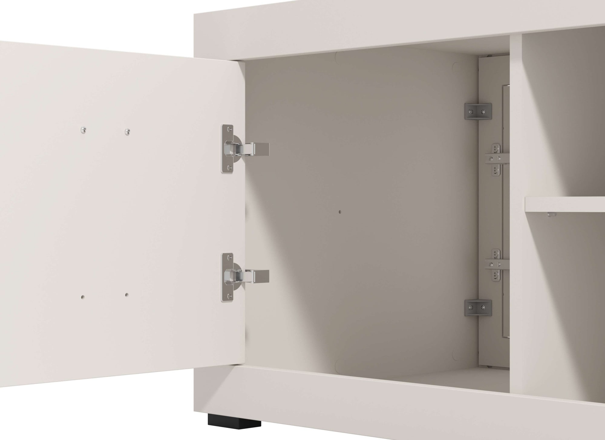 Home affaire Couchtisch »Warwick, Wohnzimmertisch, Sofatisch, Beistelltisch, Kaffeetisch« Eleganter Couchtisch in Kaschmir mit viel Stauraum, Heißfolienprägung