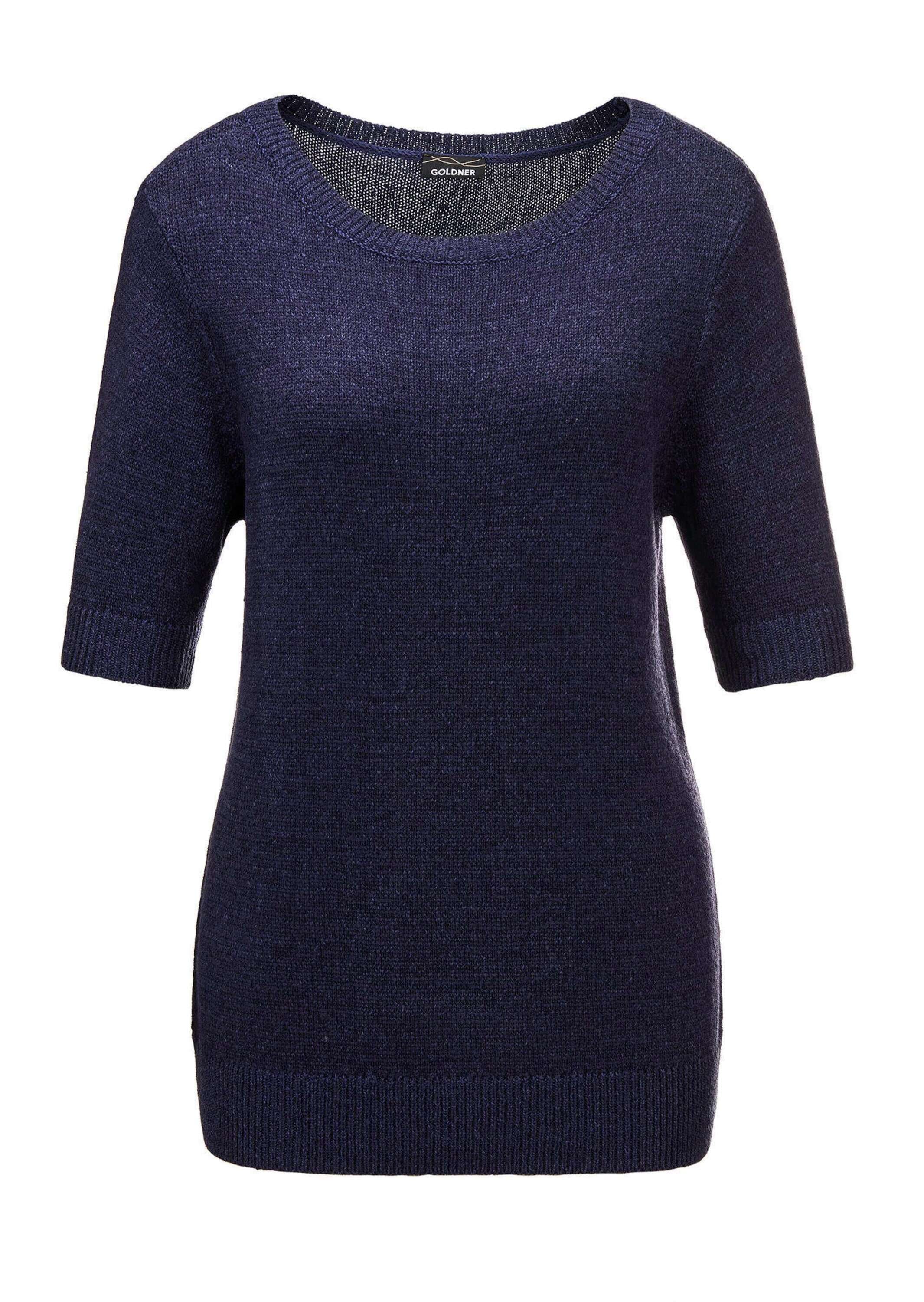 GOLDNER Rundhalspullover "Pullover" Rippenbündchen günstig online kaufen