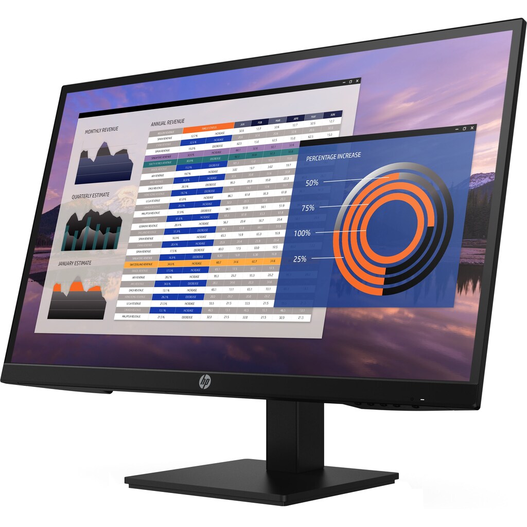 HP LED-Monitor »P27h G4«, 68,6 cm/27 Zoll, 1920 x 1080 px, Full HD, 5 ms Reaktionszeit