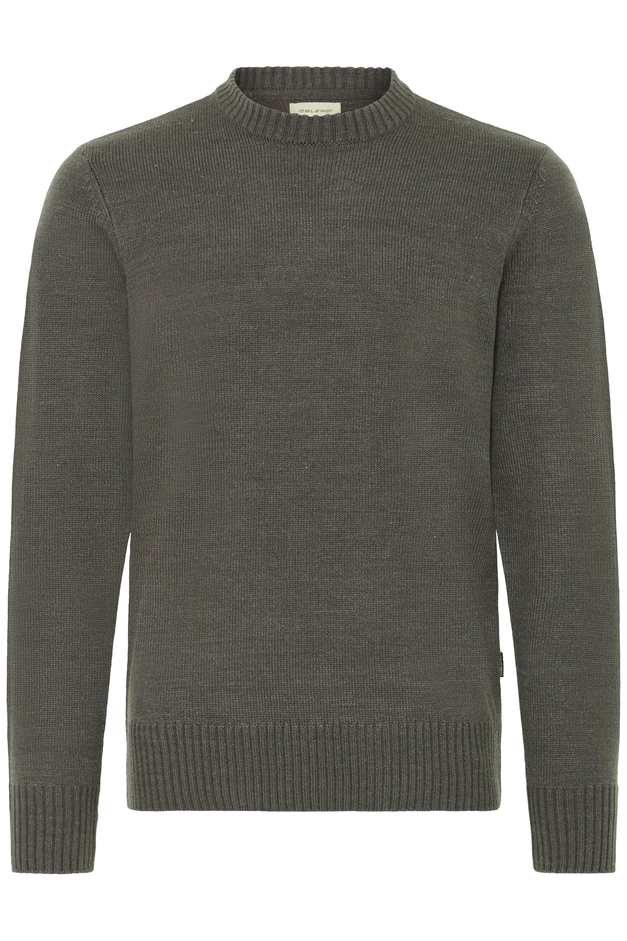 Blend Strickpullover "BHRyke" Stilvoller Strickpullover mit Rippbündchen günstig online kaufen