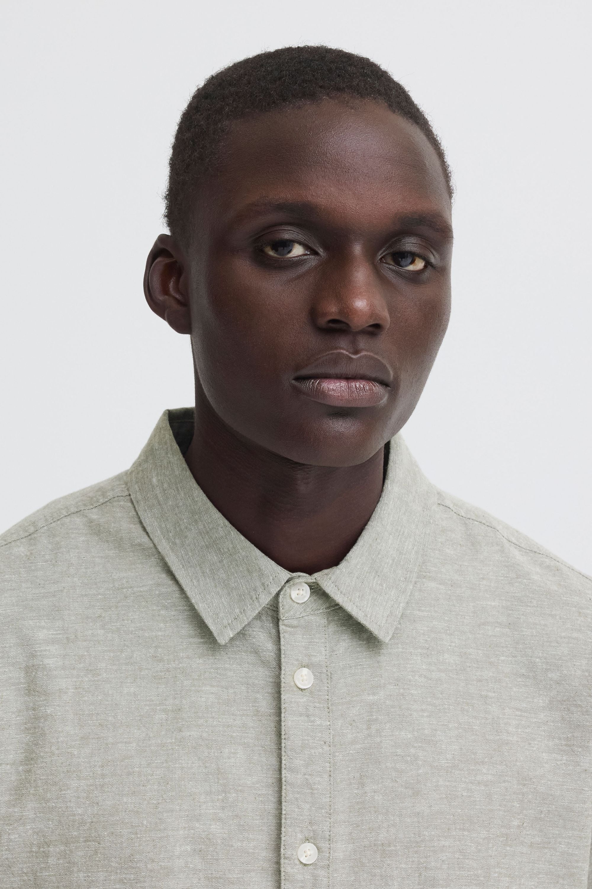 Blend Leinenhemd »BHAban Slub Linen Mix« Slub Hemd Leinen Mix