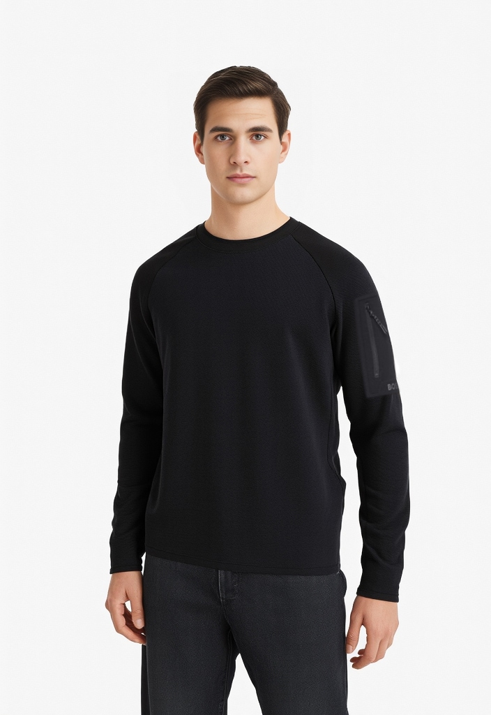 BOSS GREEN Sweatshirt "CN Urban Tech" mit Ärmeltasche günstig online kaufen