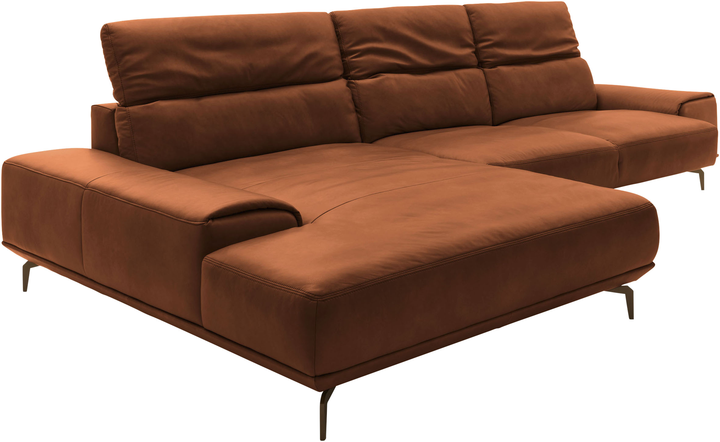 Thumbnail - Musterring Wohnlandschaft "MR 2490", Bronze-Fuß Sitzhöhe 46cm, wahlweise mit Funktionen, Maße 342 x 207 cm
