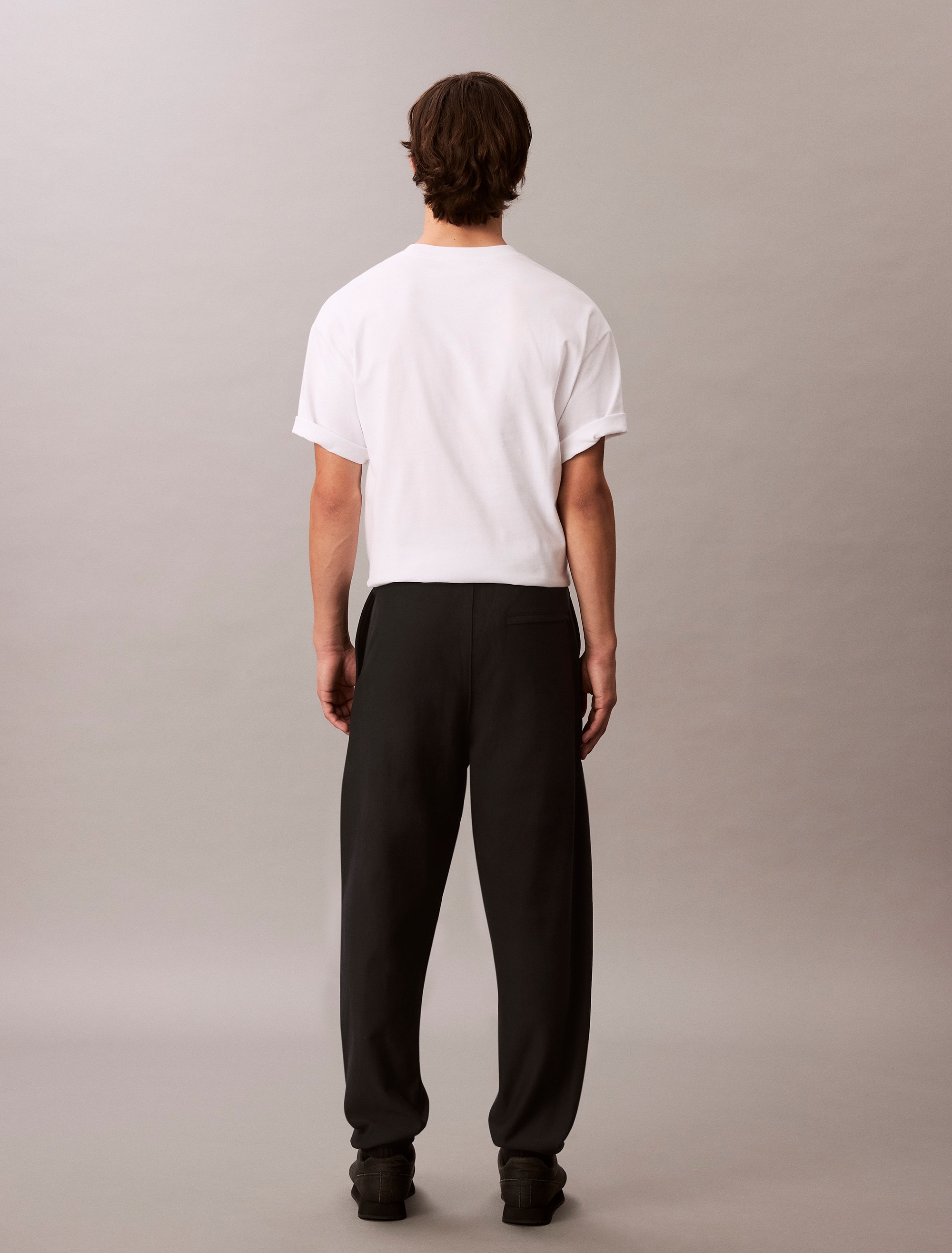 Calvin Klein Jeans Sweathose »PREMIUM TERRY MONOGRAM JOGGER«, Mit elastischem Bund
