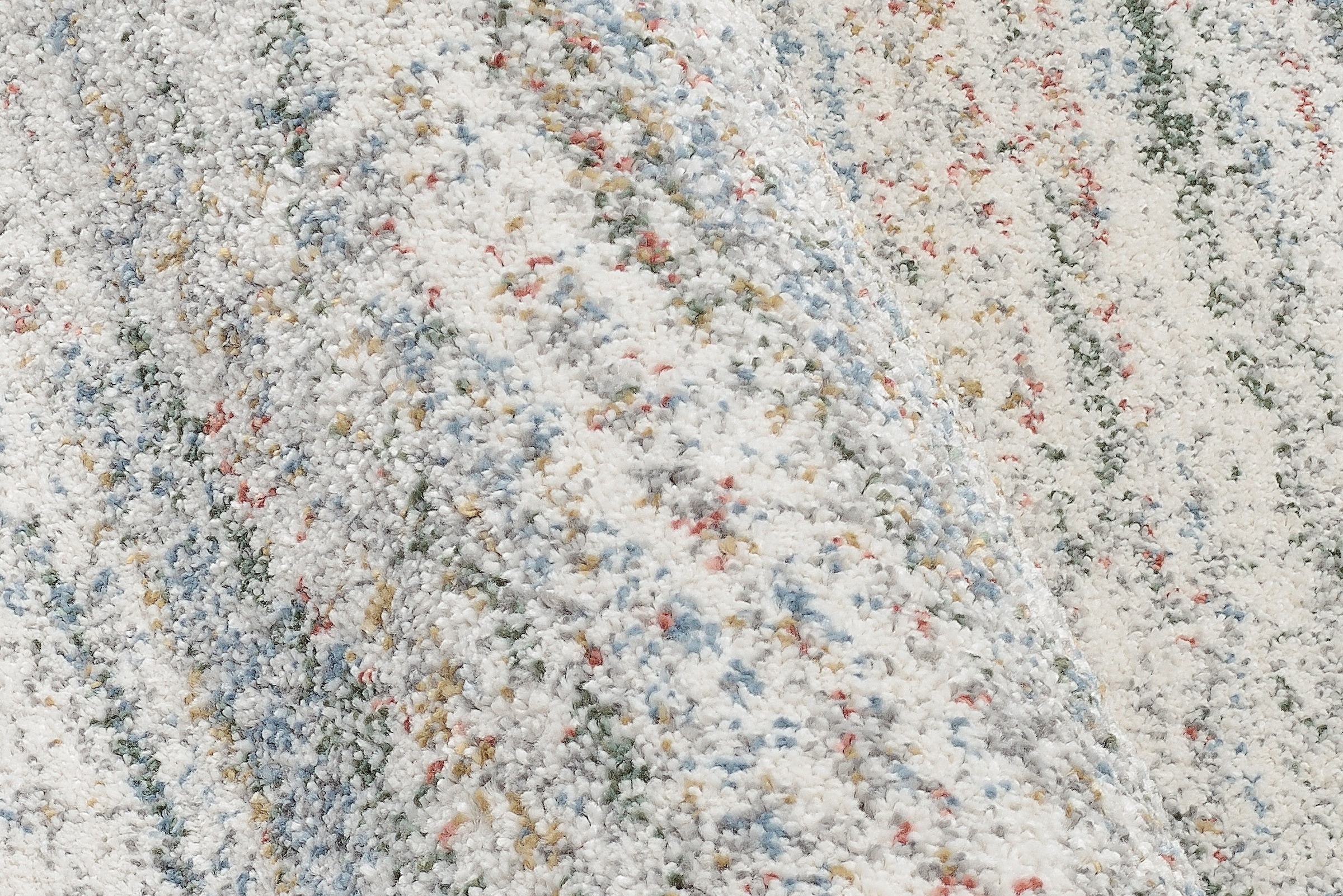 OCI DIE TEPPICHMARKE Teppich »NEW VILLA LINES«, quadratisch, moderne melierte Farben, Vintage Look, Wohnzimmer