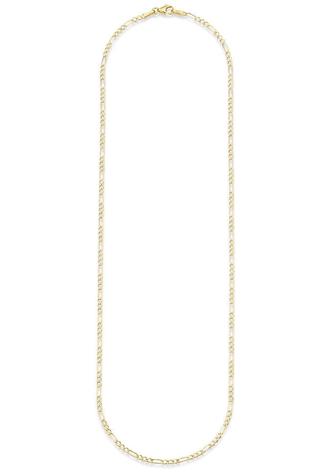 Bruno Banani Kette ohne Anhänger »Schmuck Geschenk Gold 333 Halsschmuck Halskette Figarokette schmal«, Made in Germany