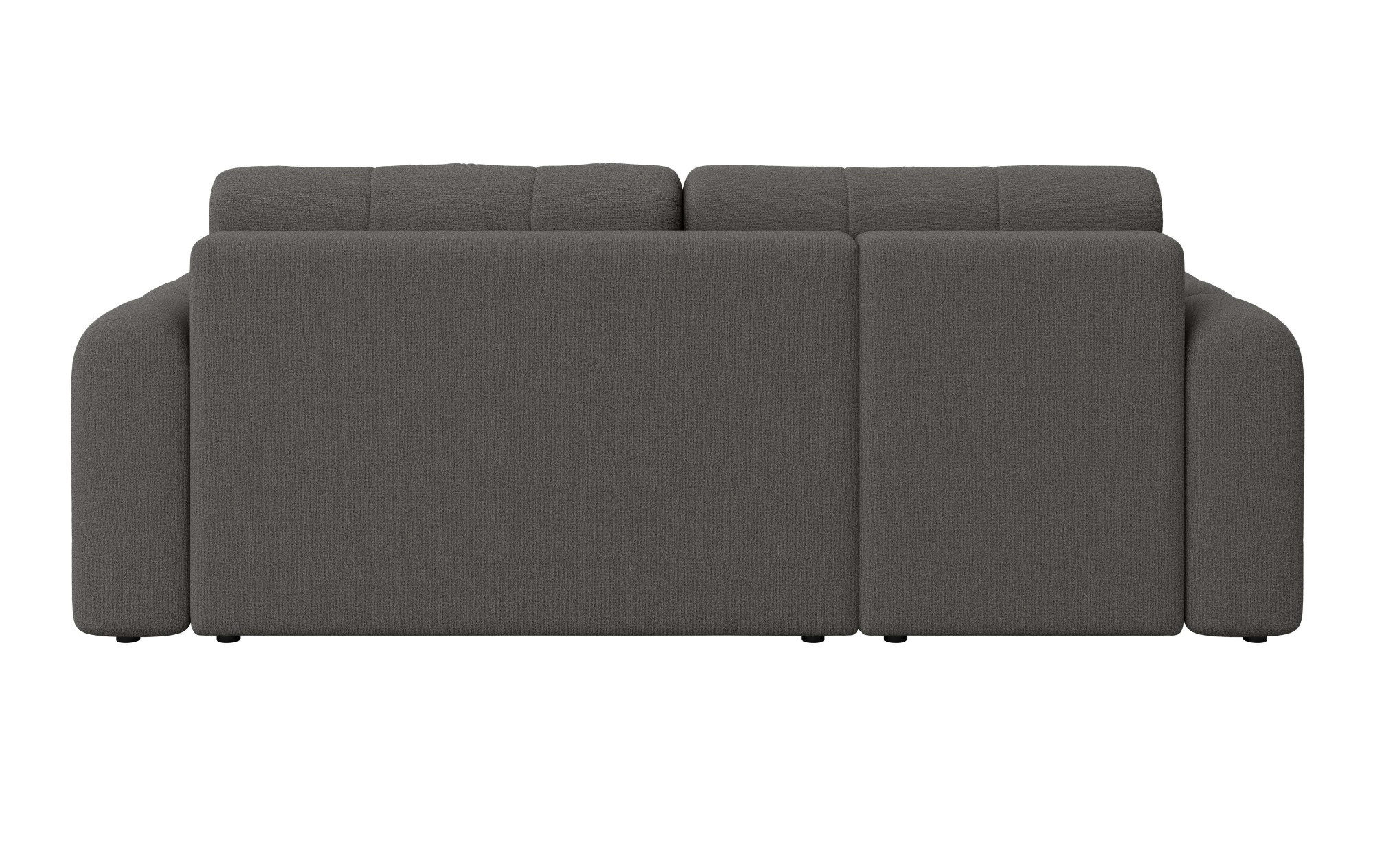 INOSIGN Ecksofa »Manilla, wahlweise mit Bettfunktion, B/T/H 265/170/91 cm«, L-Form mit Recamiere rechts/links bestellbar, Wellenunterfederung