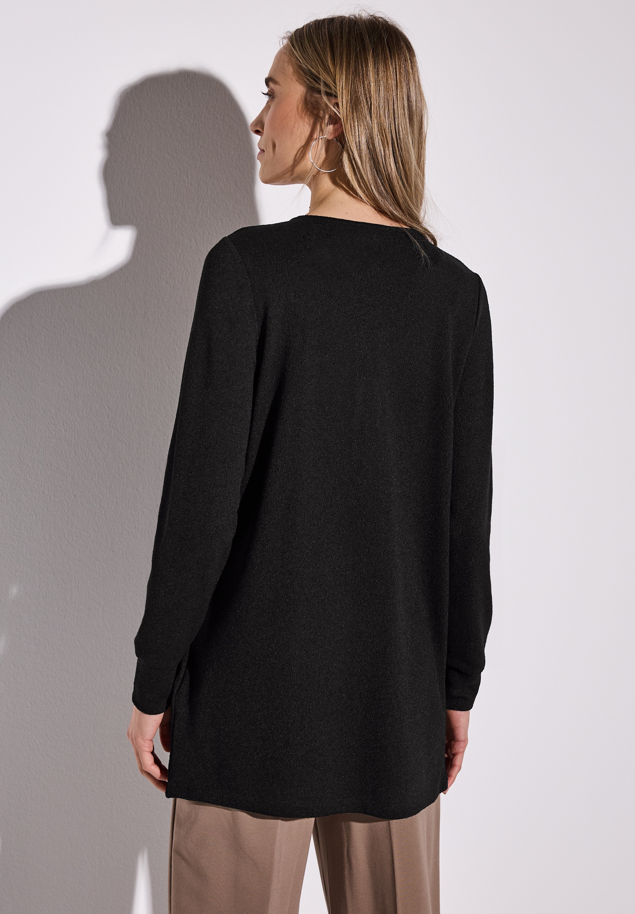 STREET ONE Cardigan, aus softem Materialmix