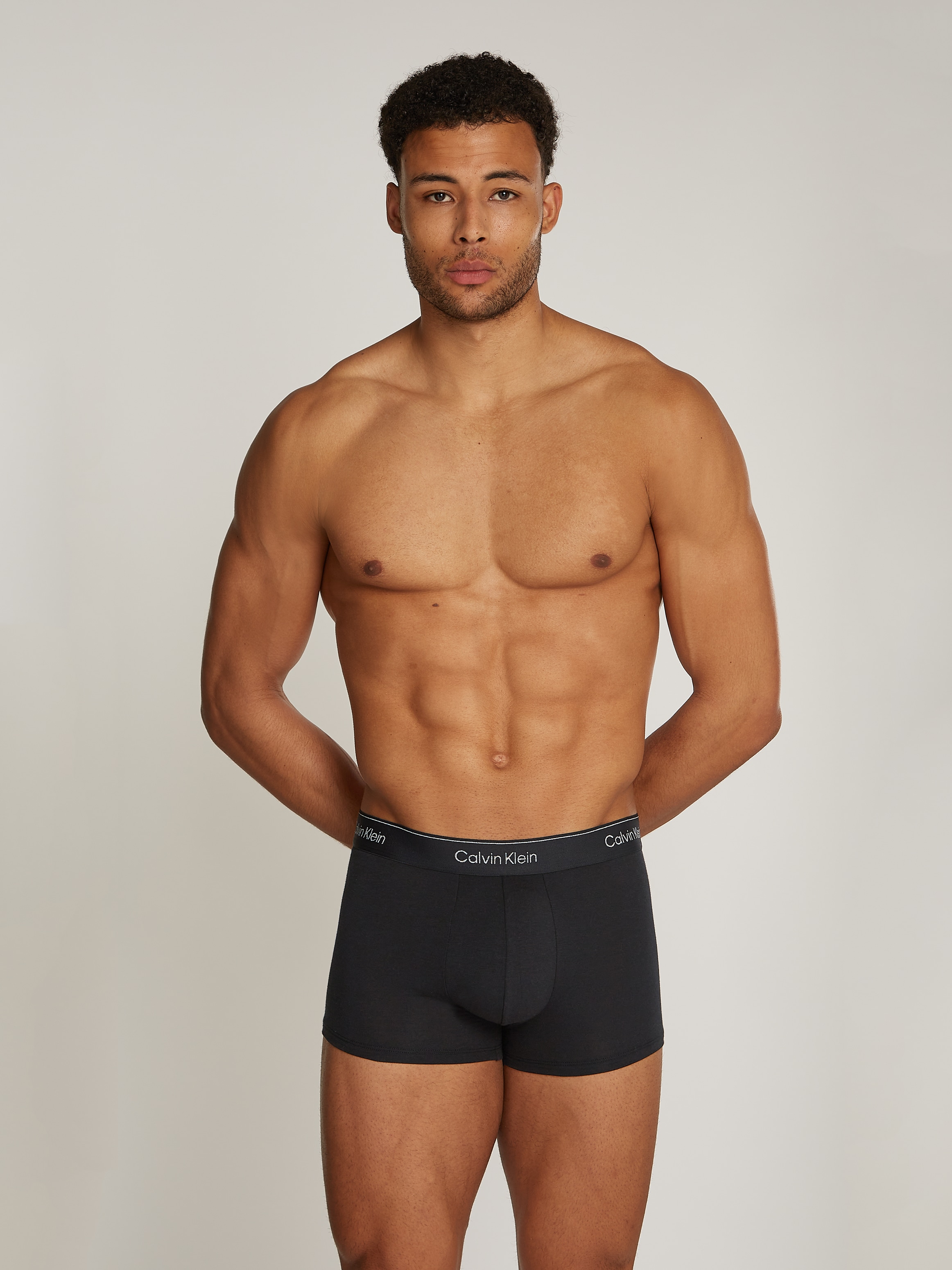 Calvin Klein Underwear Trunk »LOW RISE TRUNK 3PK«, (Packung, 3 St., 3er-Pack), mit Logo-Elastikbund (3 Stück)