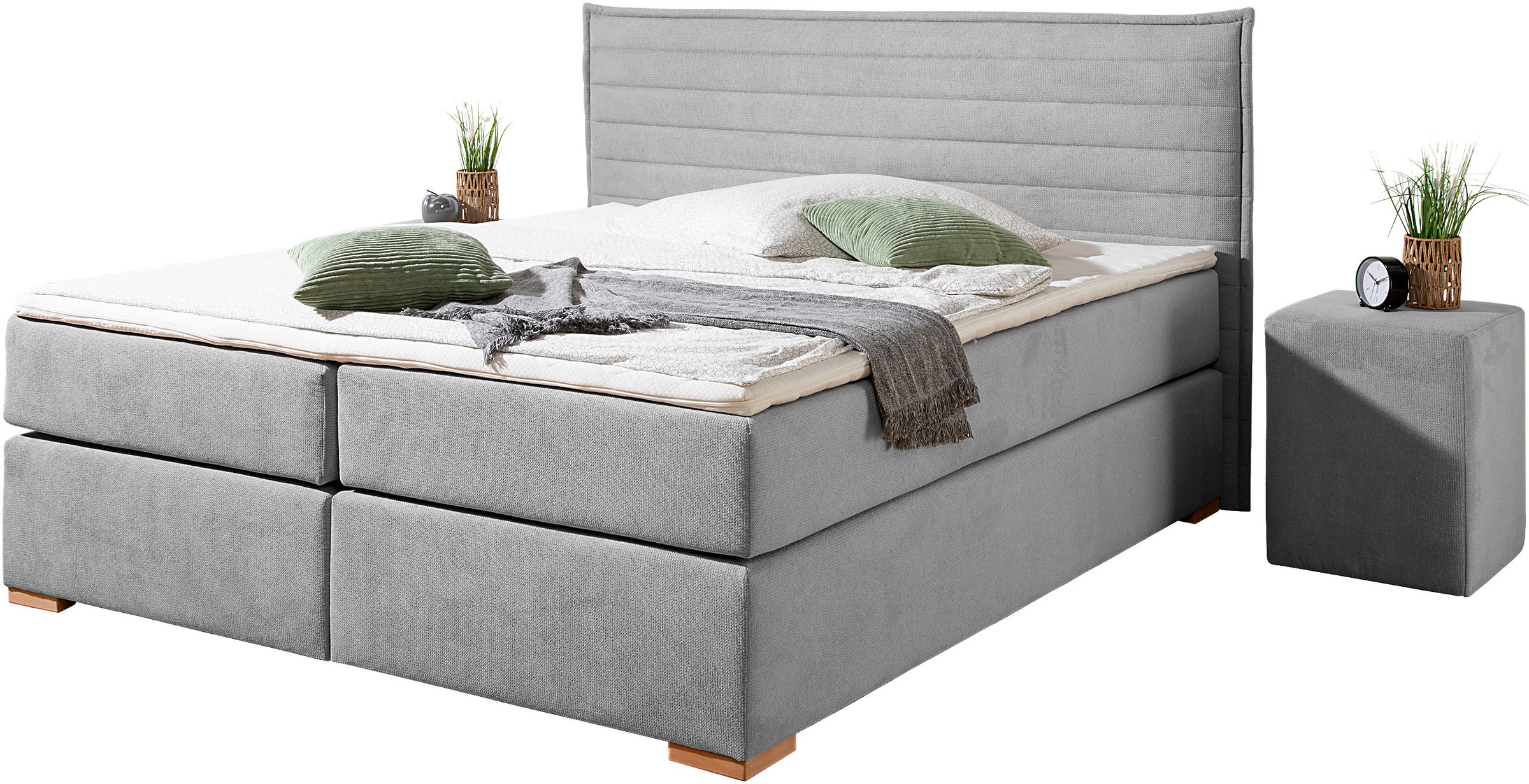 Home affaire Boxspringbett »"Östermoor"«, in H2, H3 oder H4 erhältlich