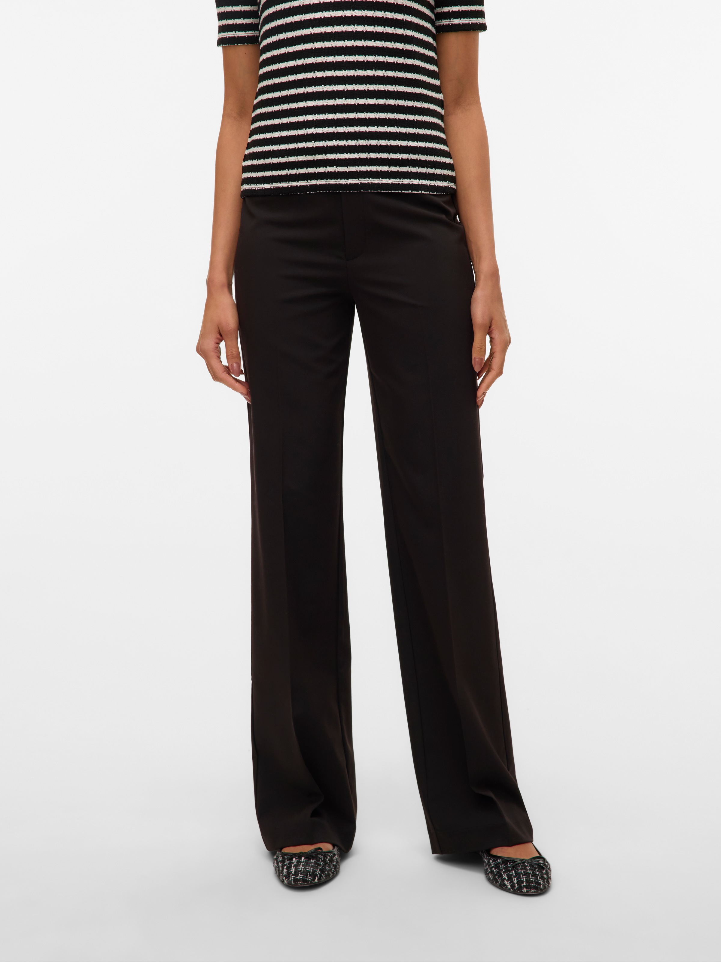 Vero Moda Anzughose "VMTEXAS MW STRAIGHT PANT NOOS" günstig online kaufen
